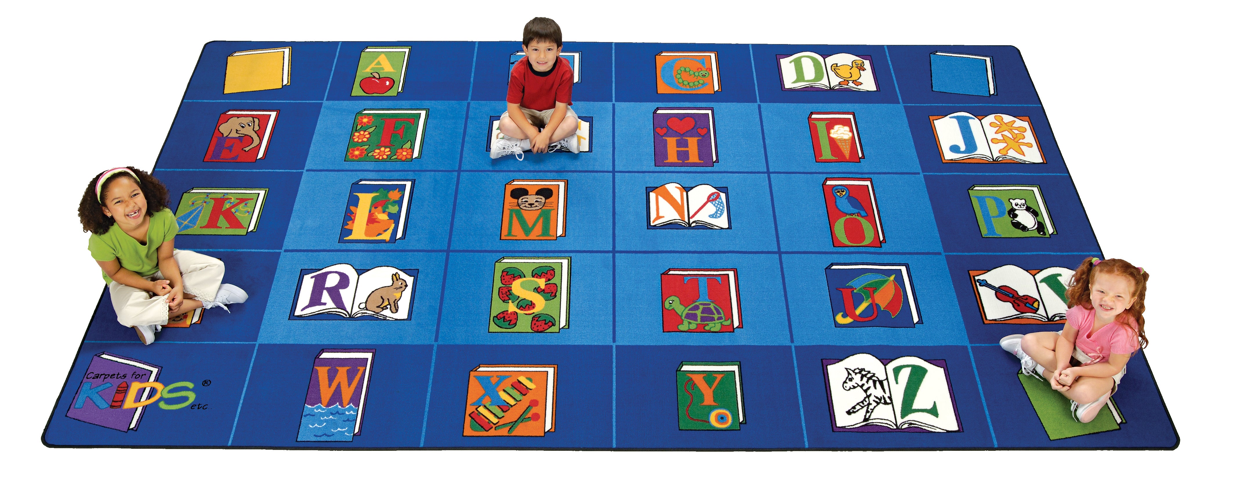 Reading by the Book Seating Rug