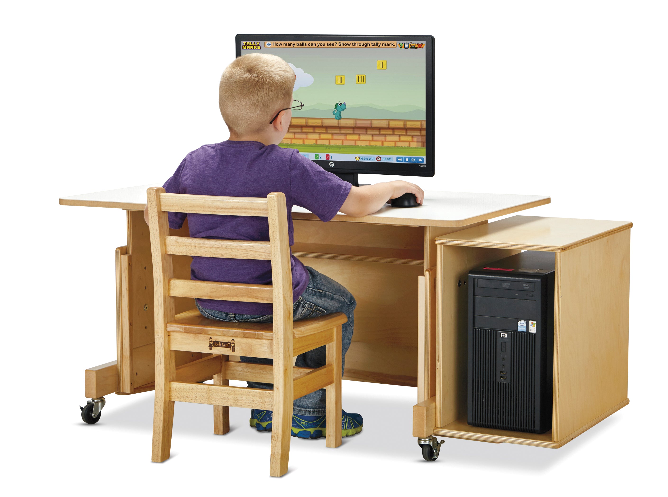Jonti-Craft® Apollo Single Computer Desk
