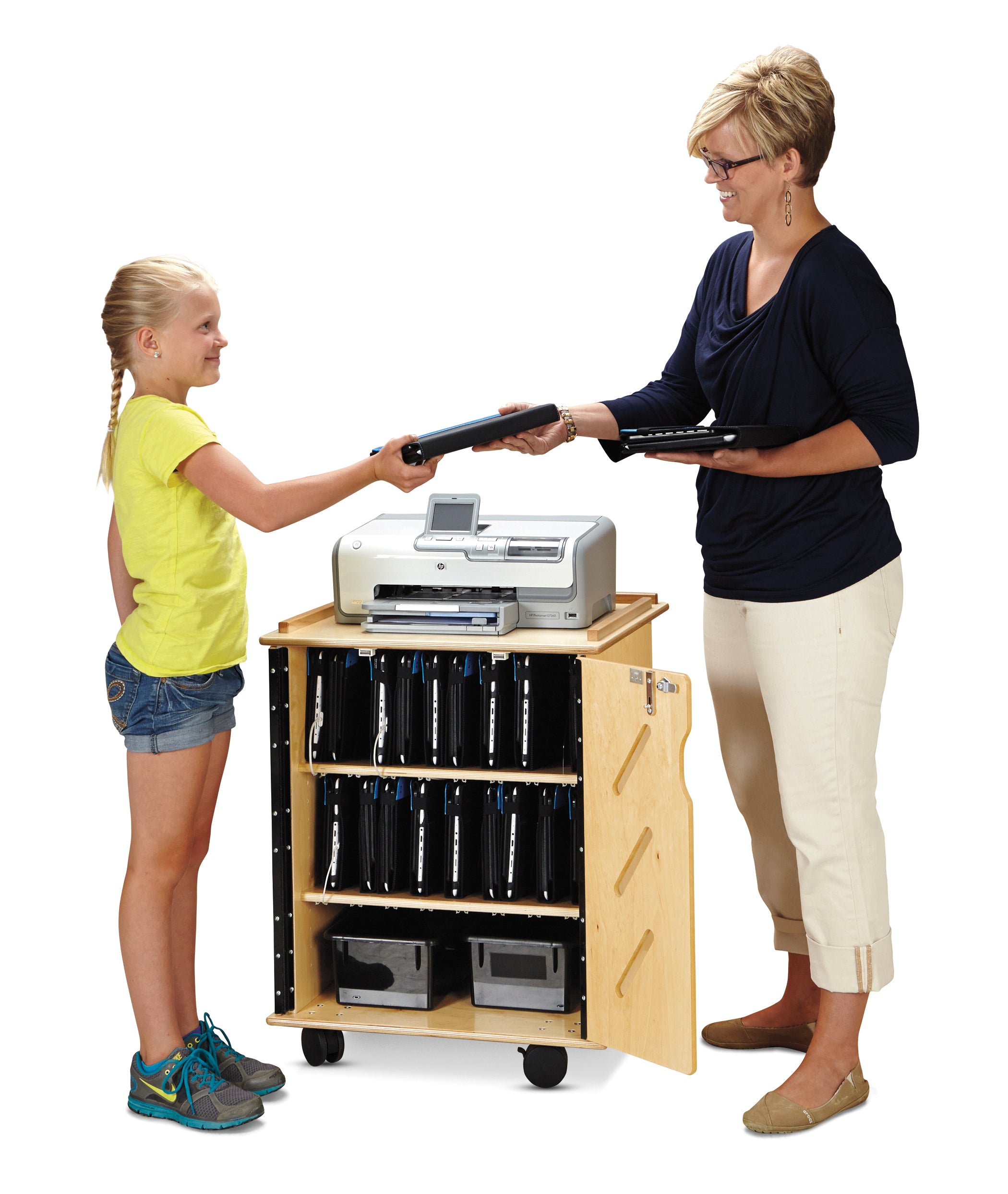 Jonti-Craft® Laptop and Tablet Storage Cart
