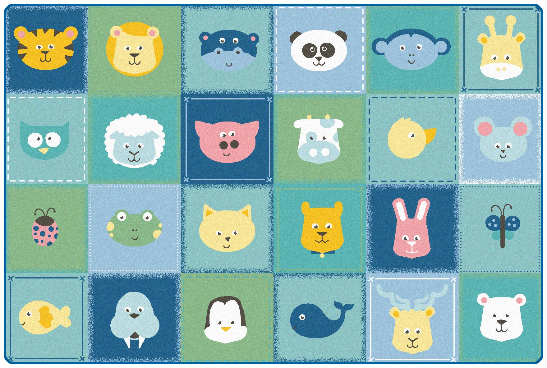 KIDSoft Animal Patchwork - Contemporary
