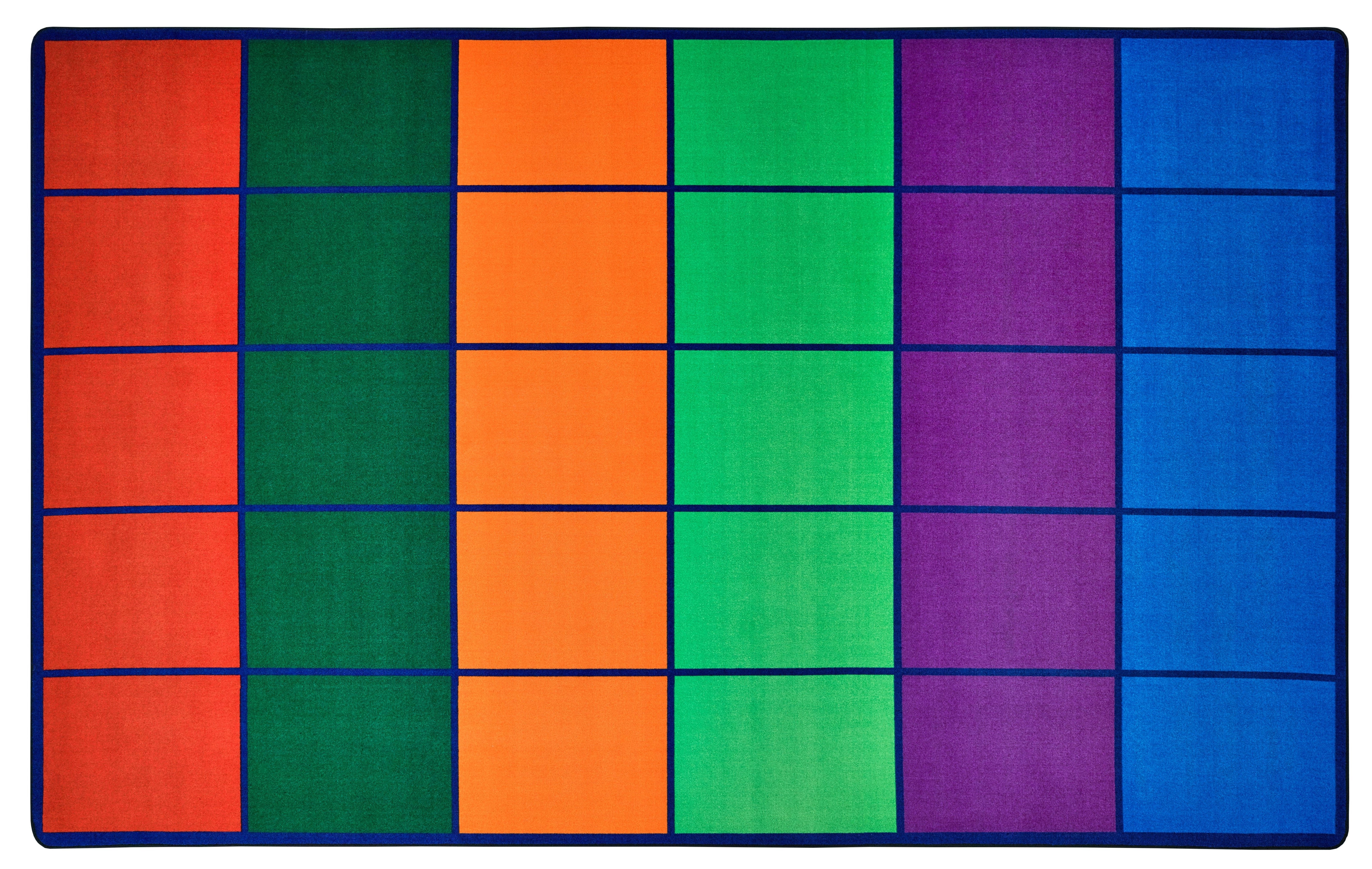 Colorful Rows Seating Rug
