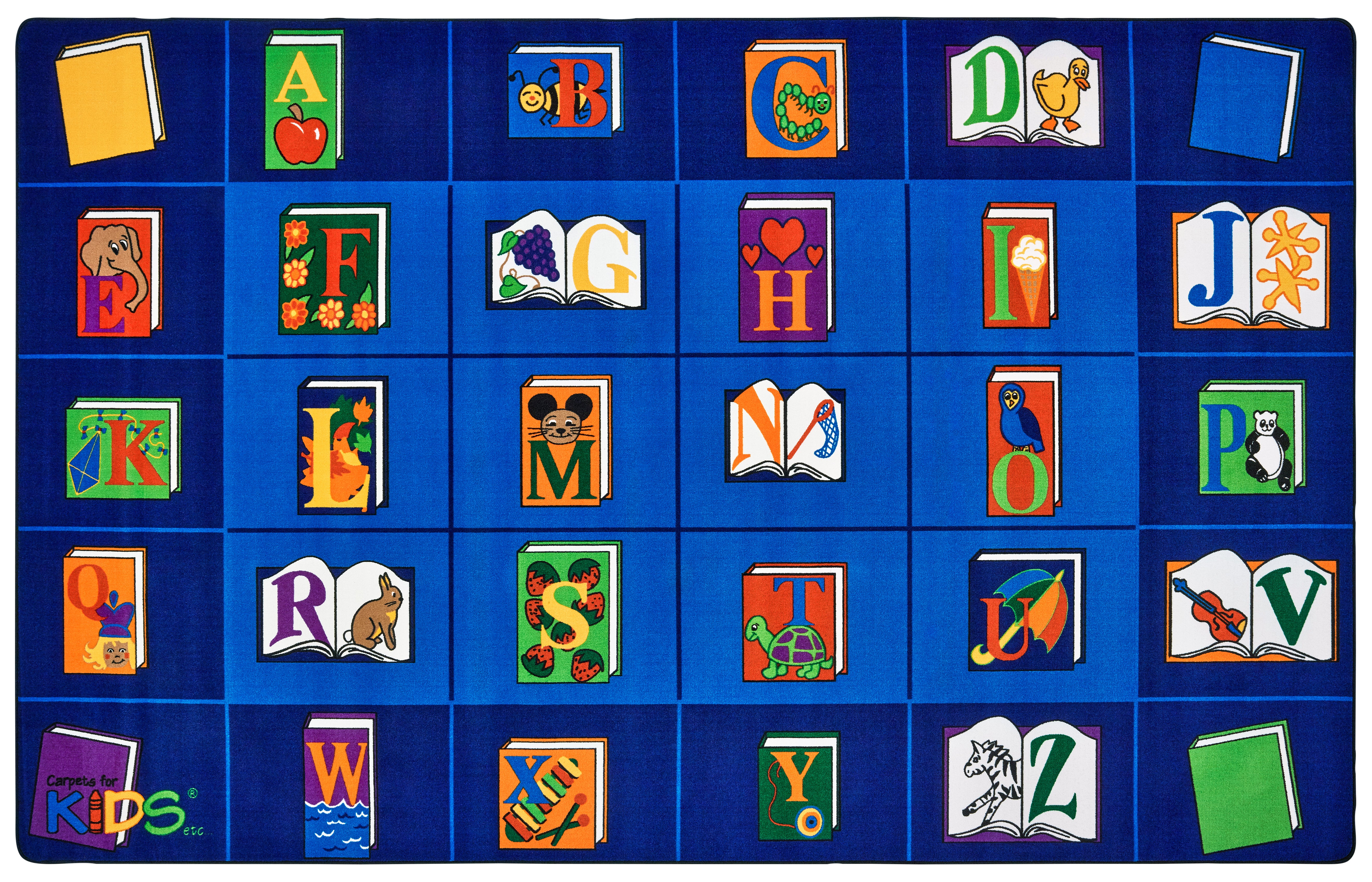 Reading by the Book Seating Rug
