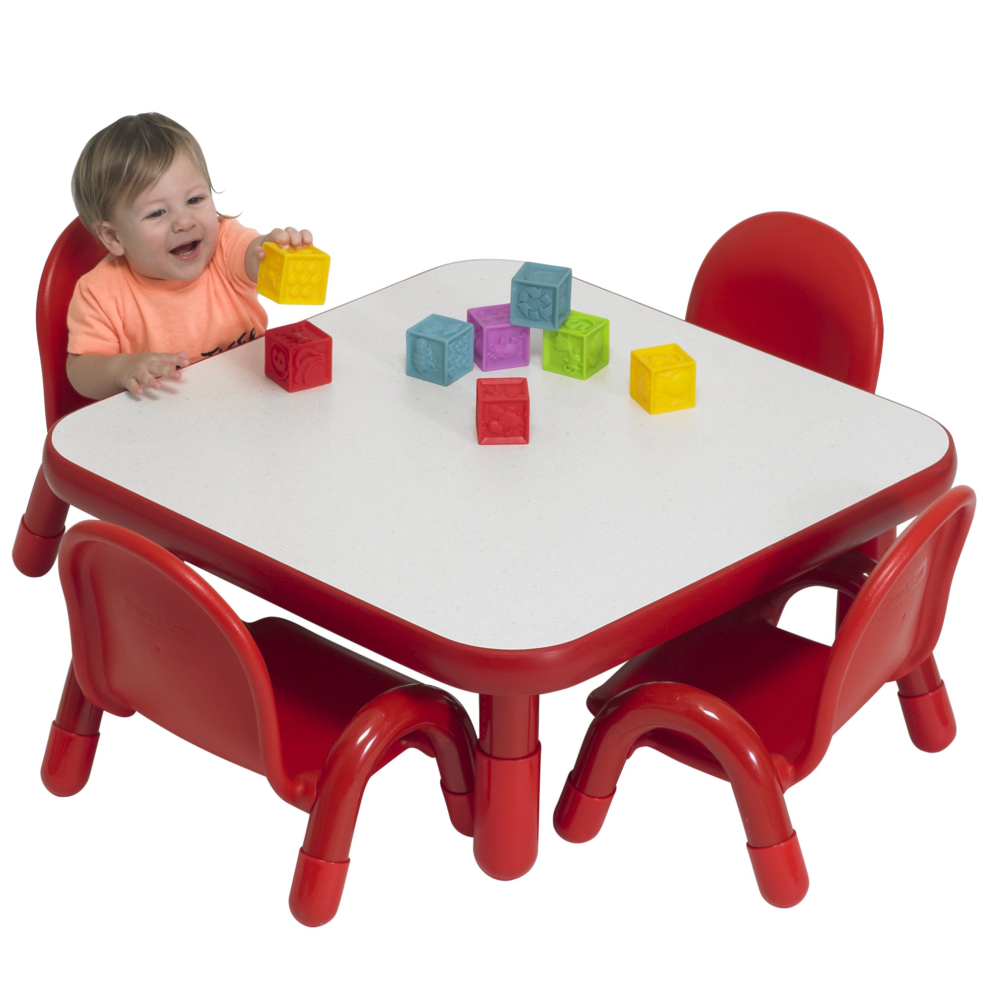 BaseLine® Toddler 30″ Square Table & Chair Set
