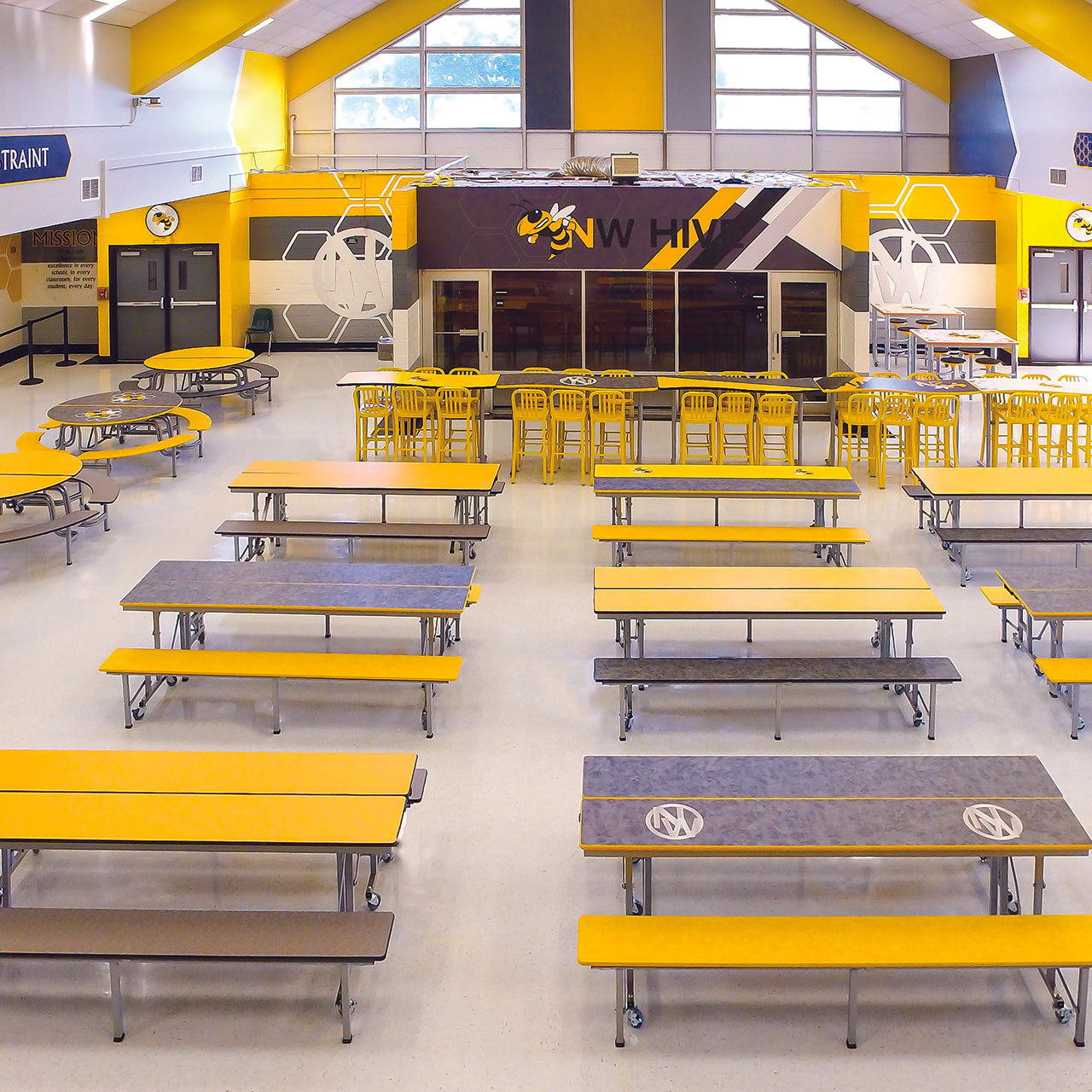 All-in-One Mobile Convertible Benches