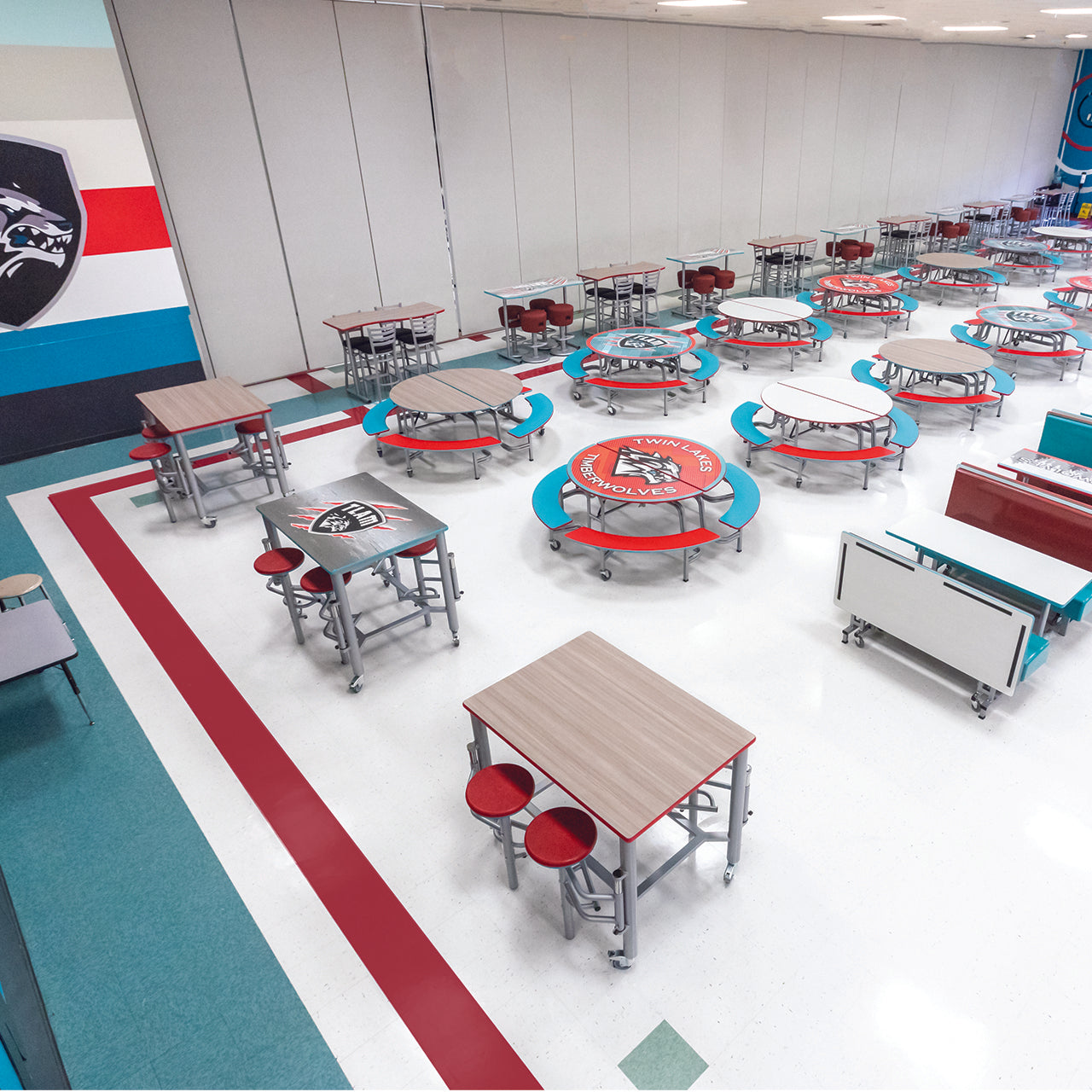 Mobile Stool Tables - Collaboration