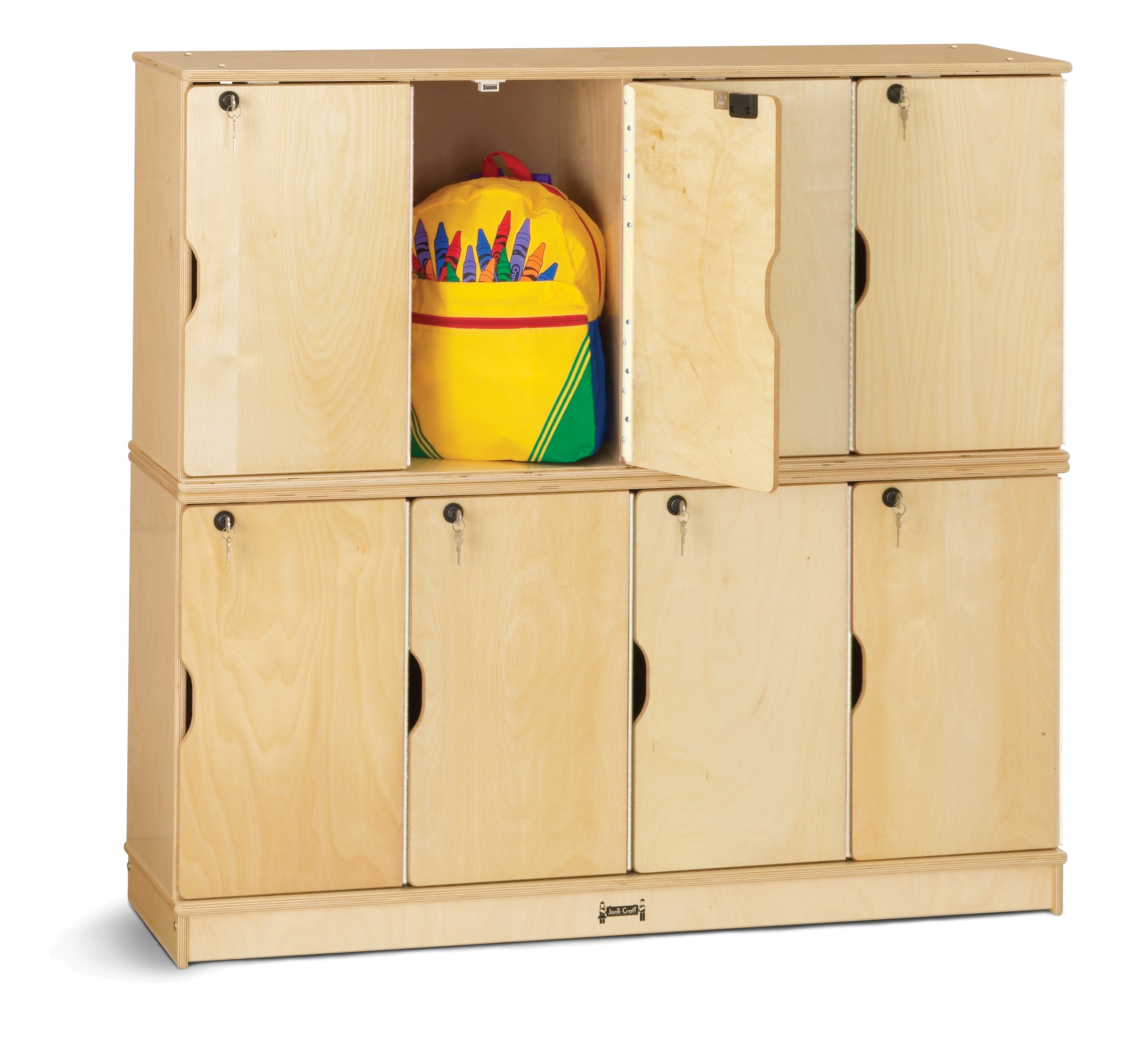 Jonti-Craft® Stacking Lockable Lockers