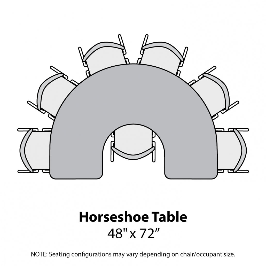 MG2200 Series Horseshoe Activity Tables