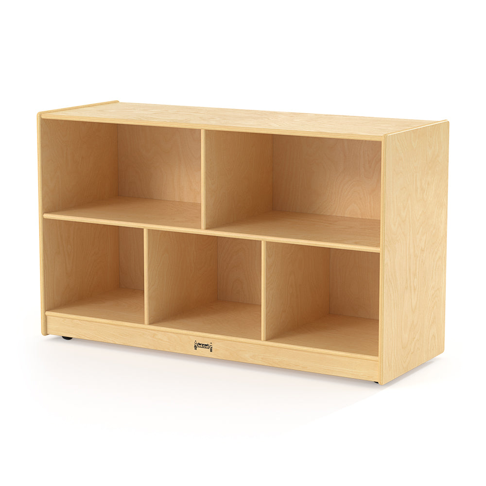 Jonti-Craft® Low Single Mobile Storage Unit - 18" Deep