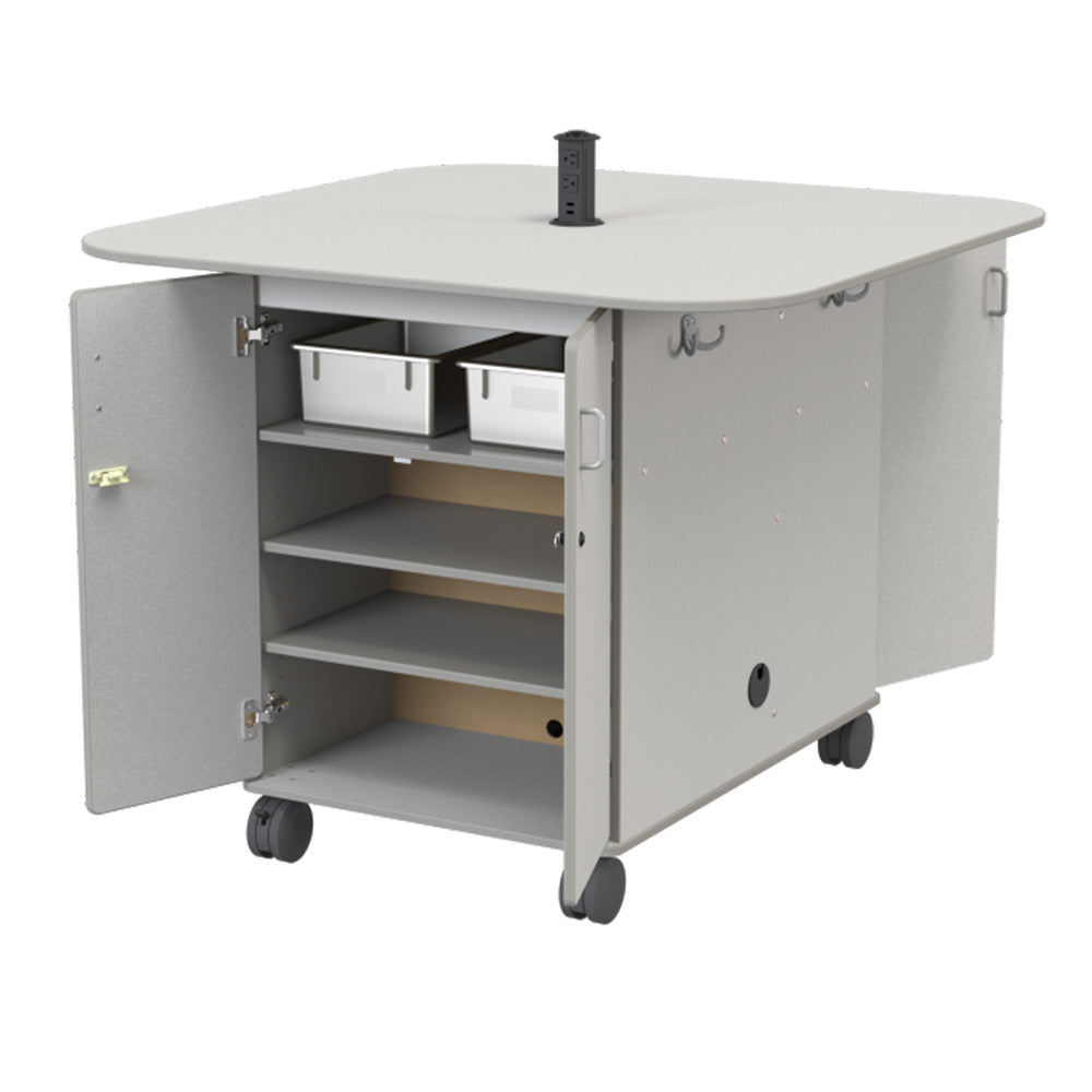 Rainbow Accents® Gray Counter Height Classroom STEM Table
