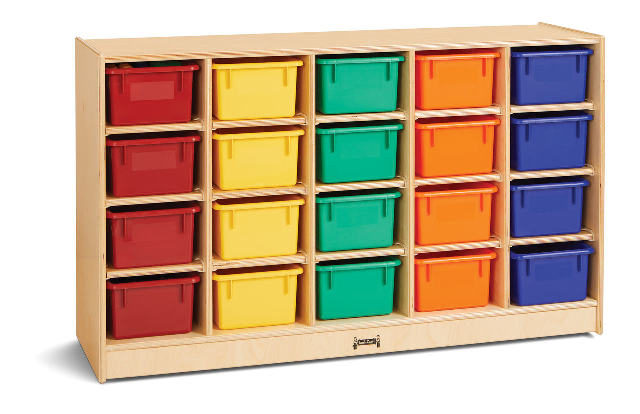 Jonti-Craft® 20 Cubbie-Tray Mobile Storage — 0421JCPW