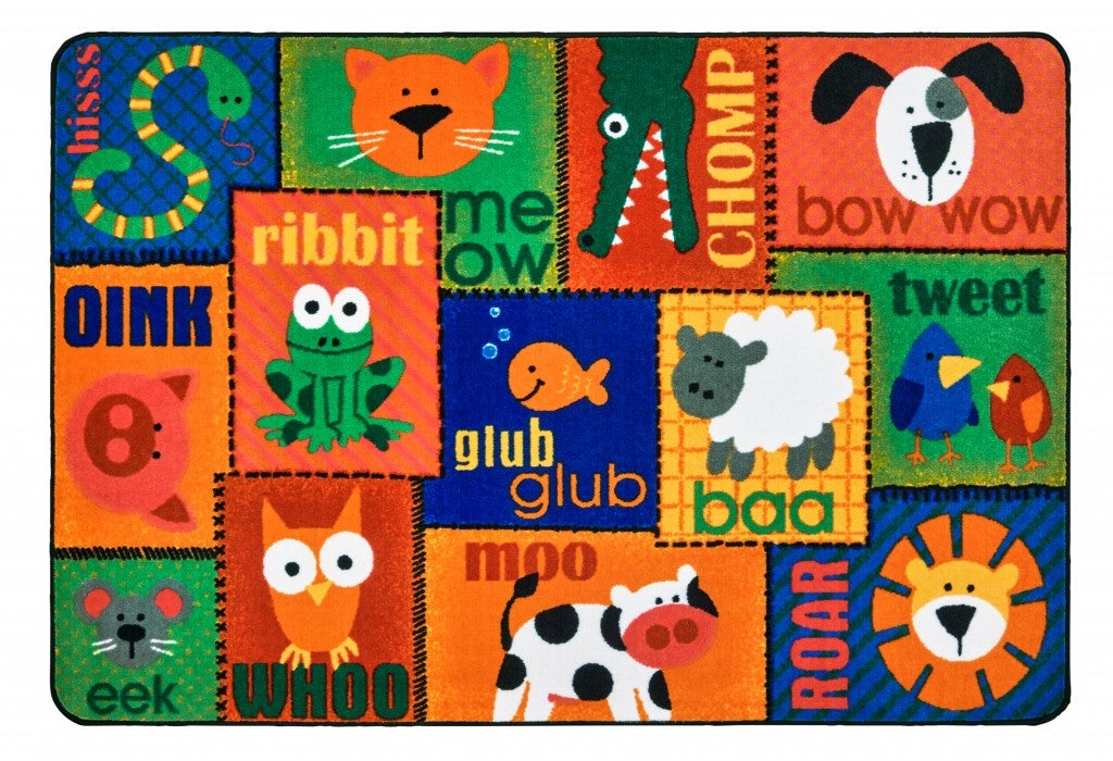 KIDSoft Animal Sounds Toddler Rug — SKU 2900