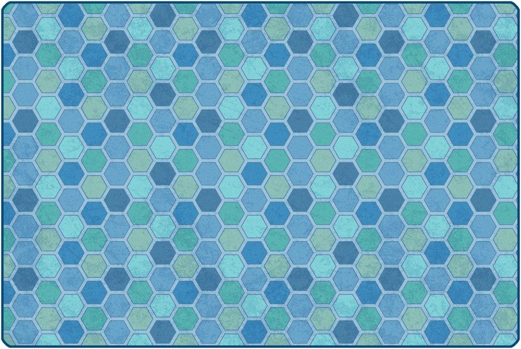 Honeycomb Pattern Rug — SKU 61916