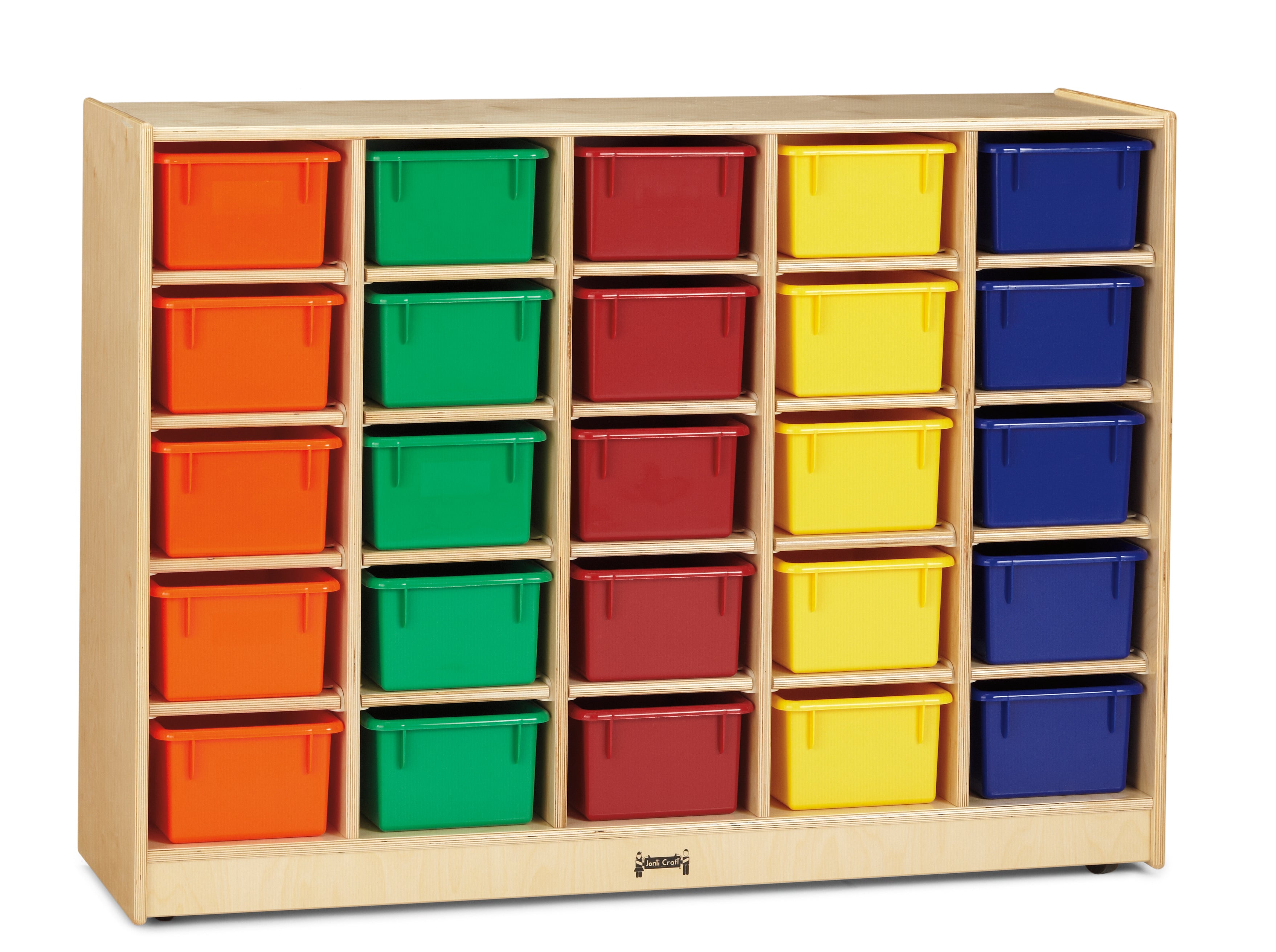 Jonti-Craft® 25 Cubbie-Tray Mobile Storage