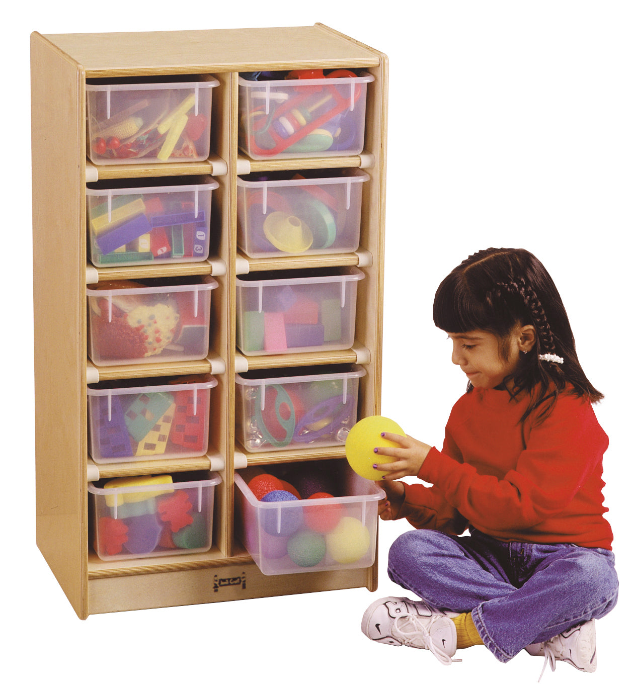 Jonti-Craft® 10 Cubbie-Tray Mobile Unit