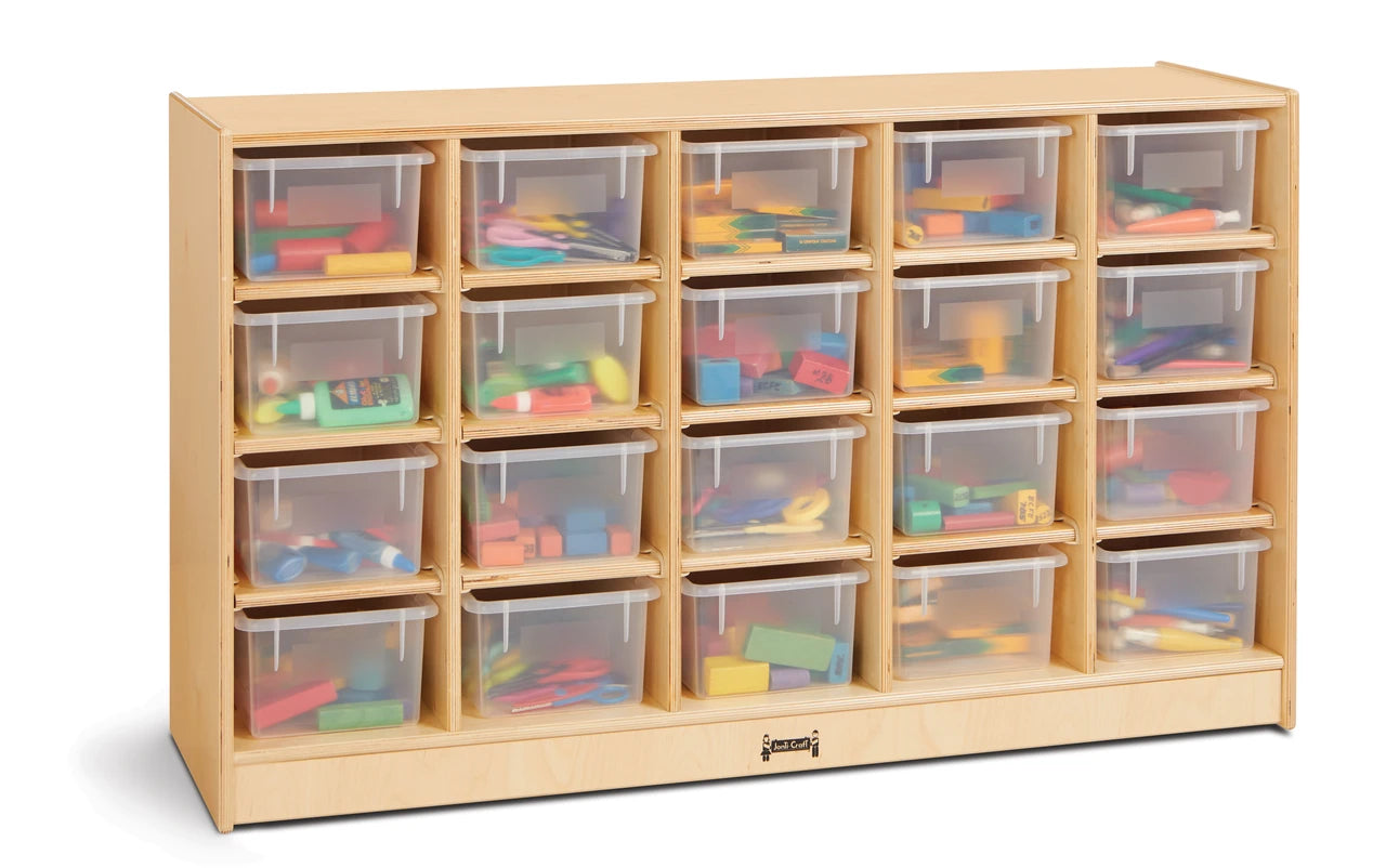 Jonti-Craft® 20 Cubbie-Tray Mobile Storage — 04210JCPW