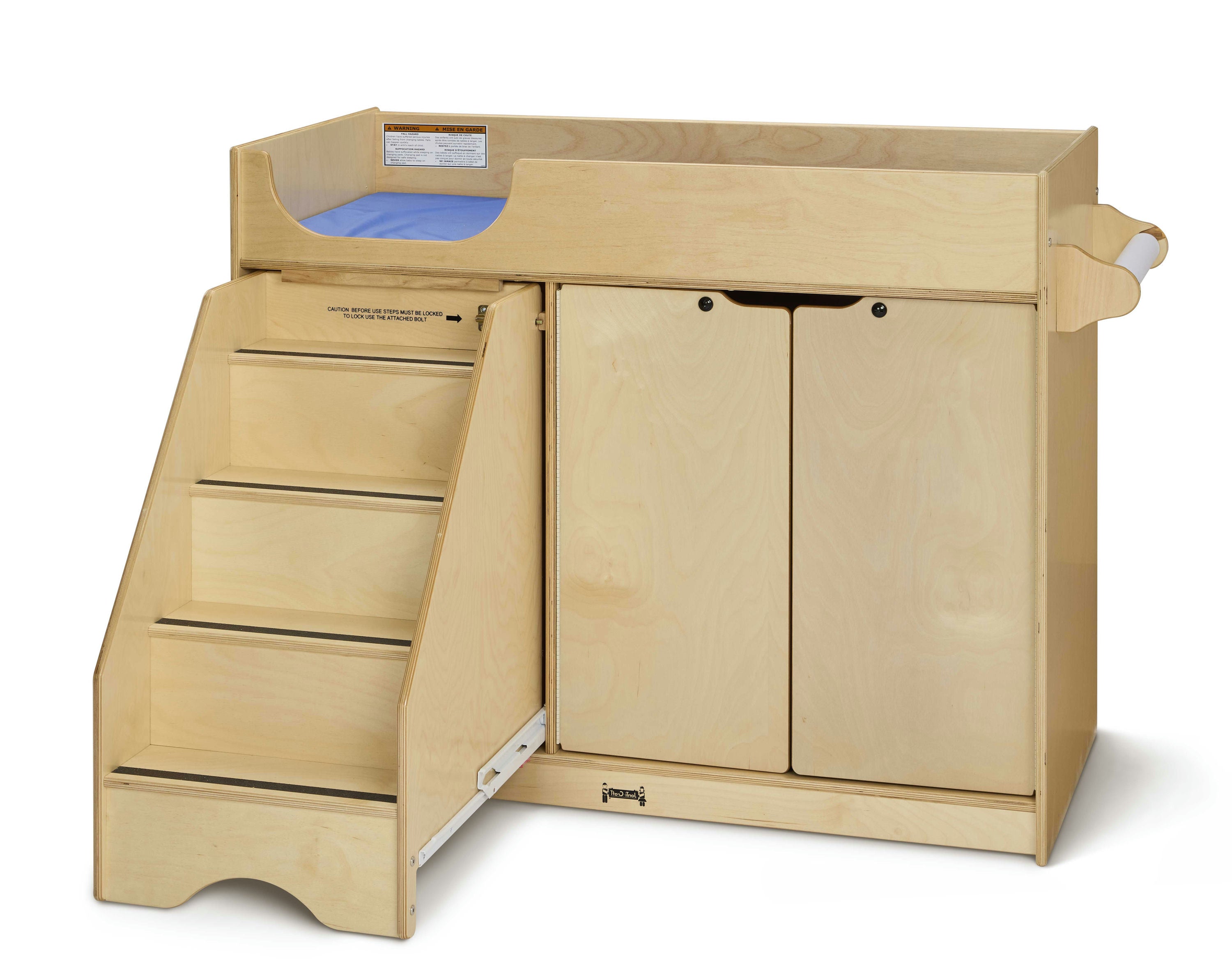 Jonti-Craft® Changing Table - with Stairs — 5131JC_stairs.jpg