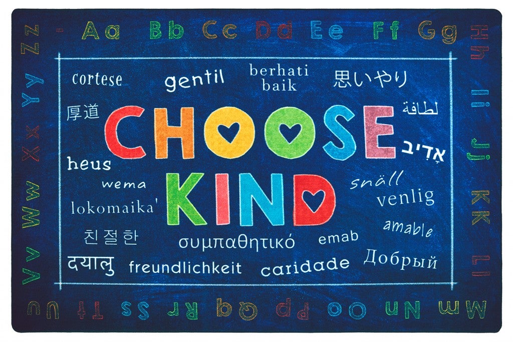 Choose Kind Rug - Blue — SKU 62614