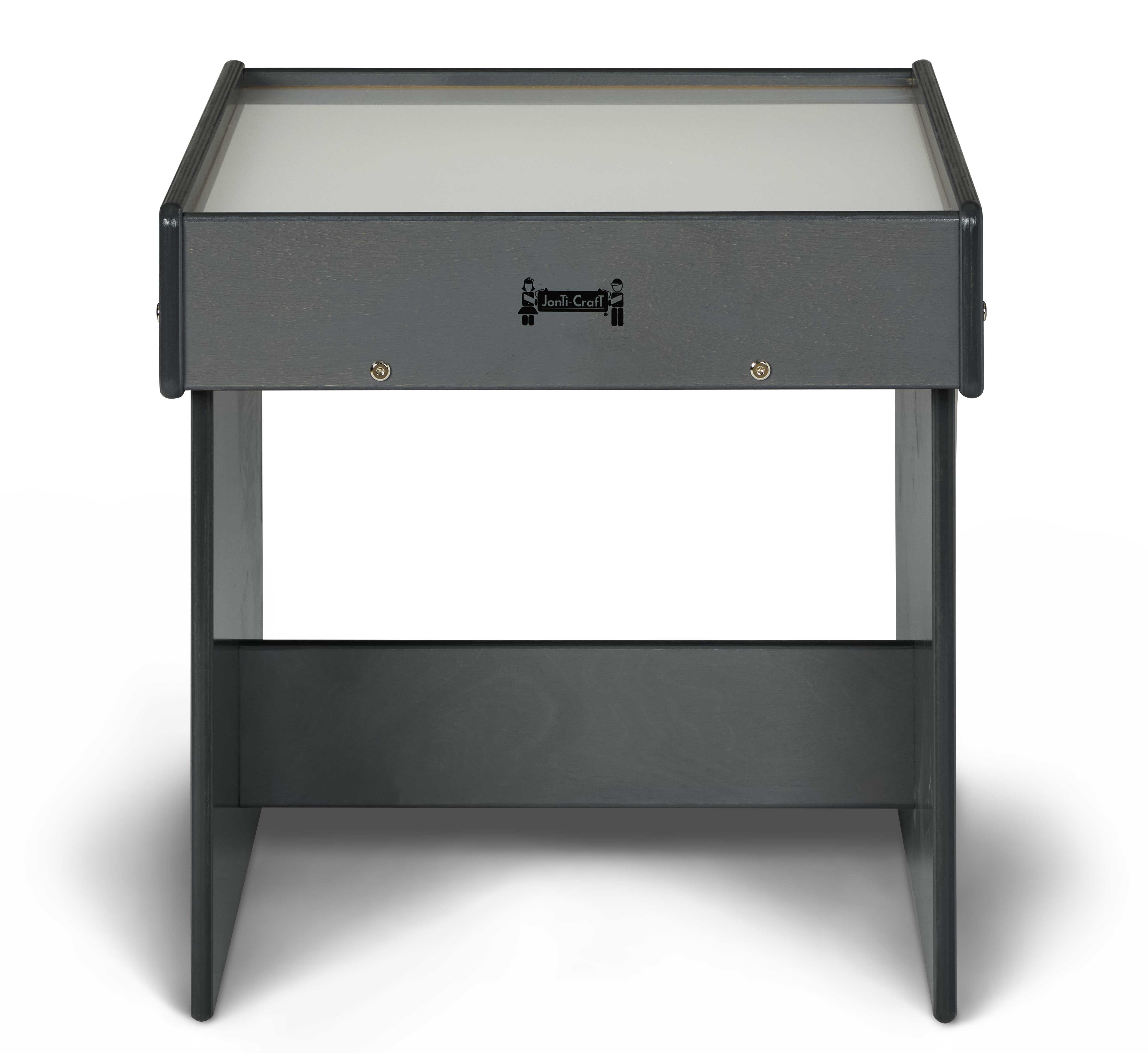 Jonti-Craft® Gray Wood Kids Classroom Light Box Table