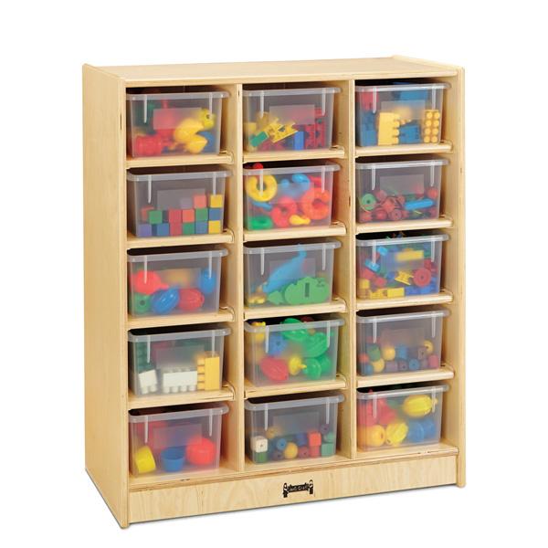 Jonti-Craft® 15 Cubbie-Tray Mobile Unit