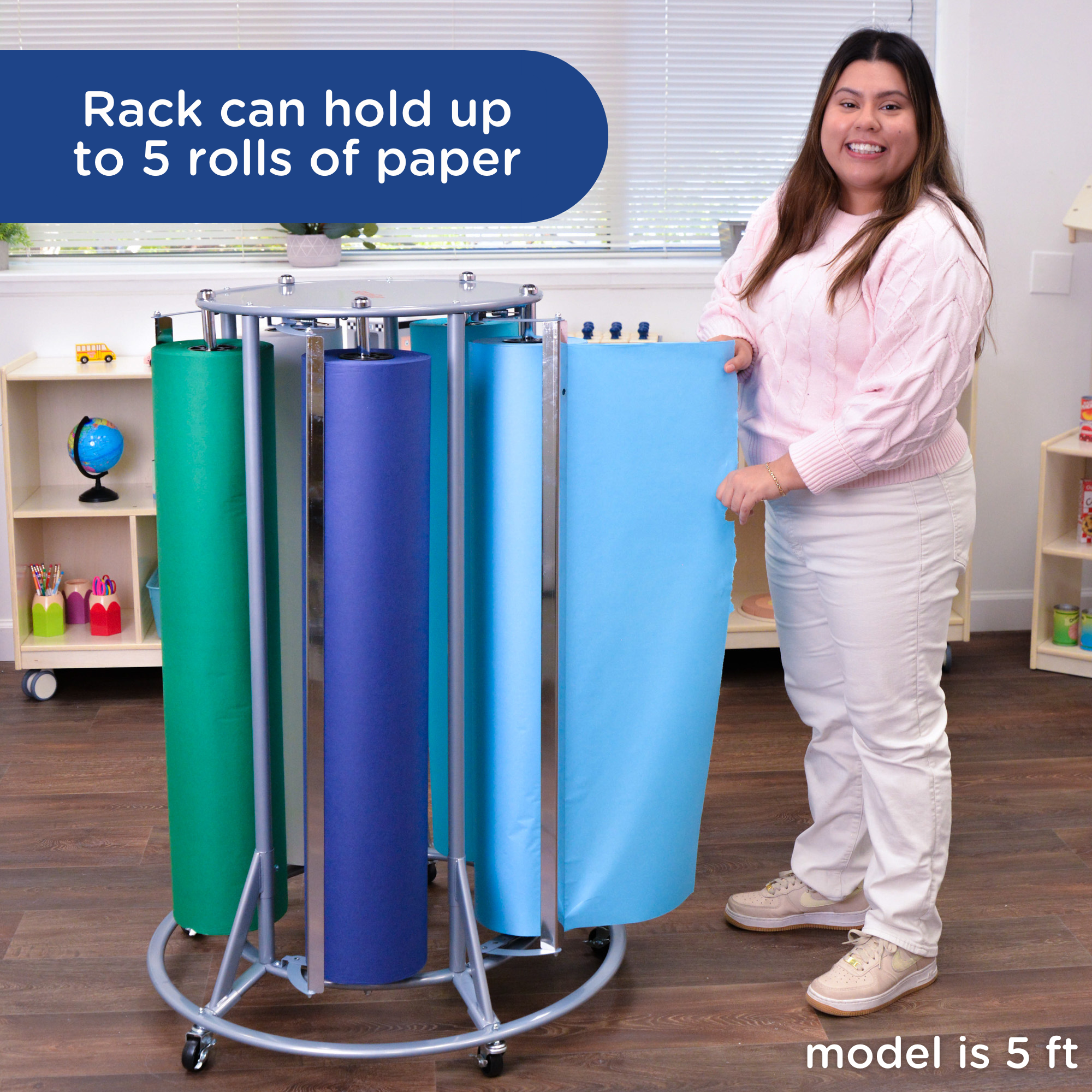 5-Roll Paper Rack