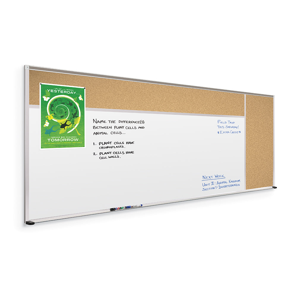 Combination Boards – Porcelain Steel Whiteboard Surface