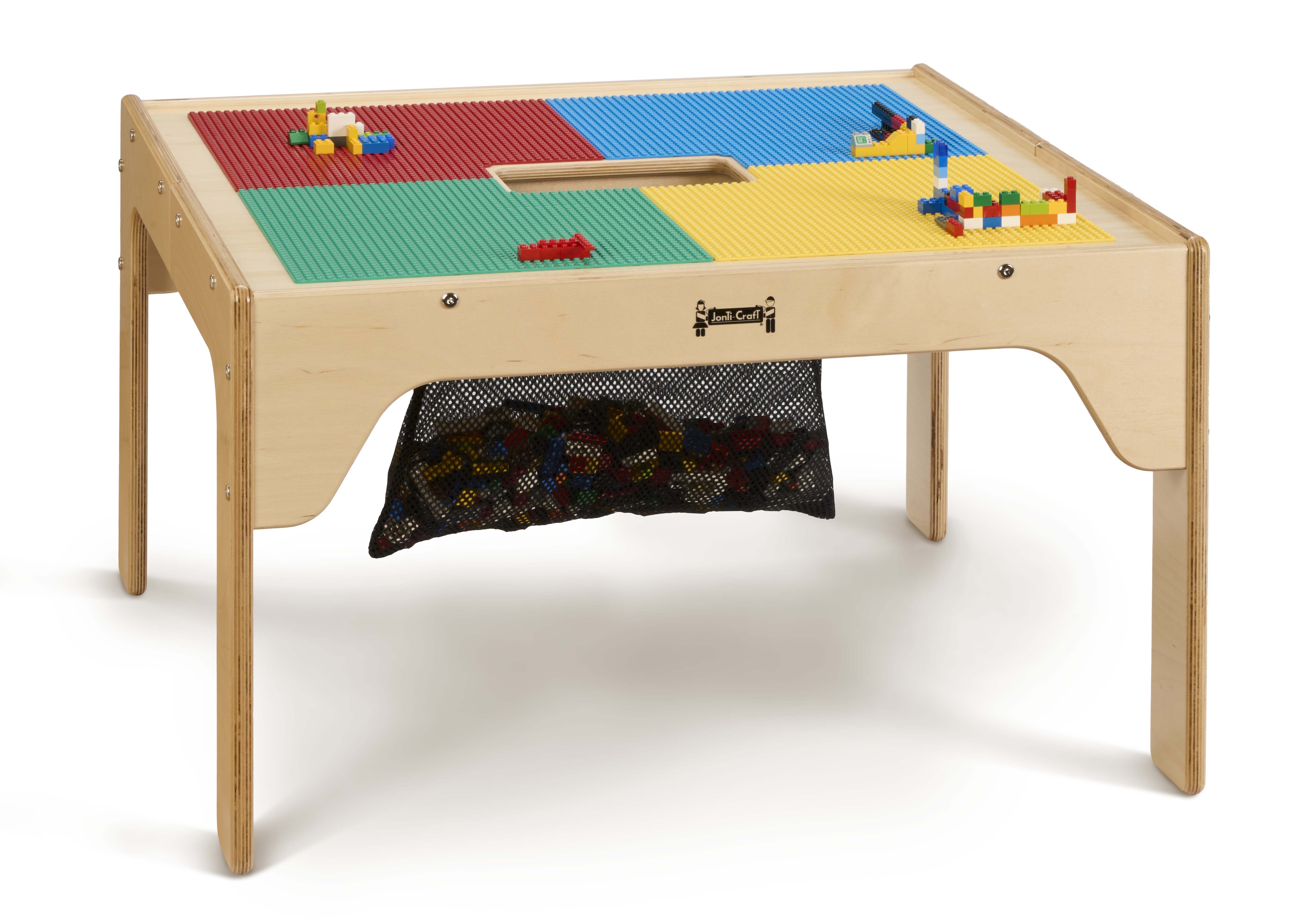 Jonti-Craft® Kids LEGO® Compatible Wood Square Storage Table