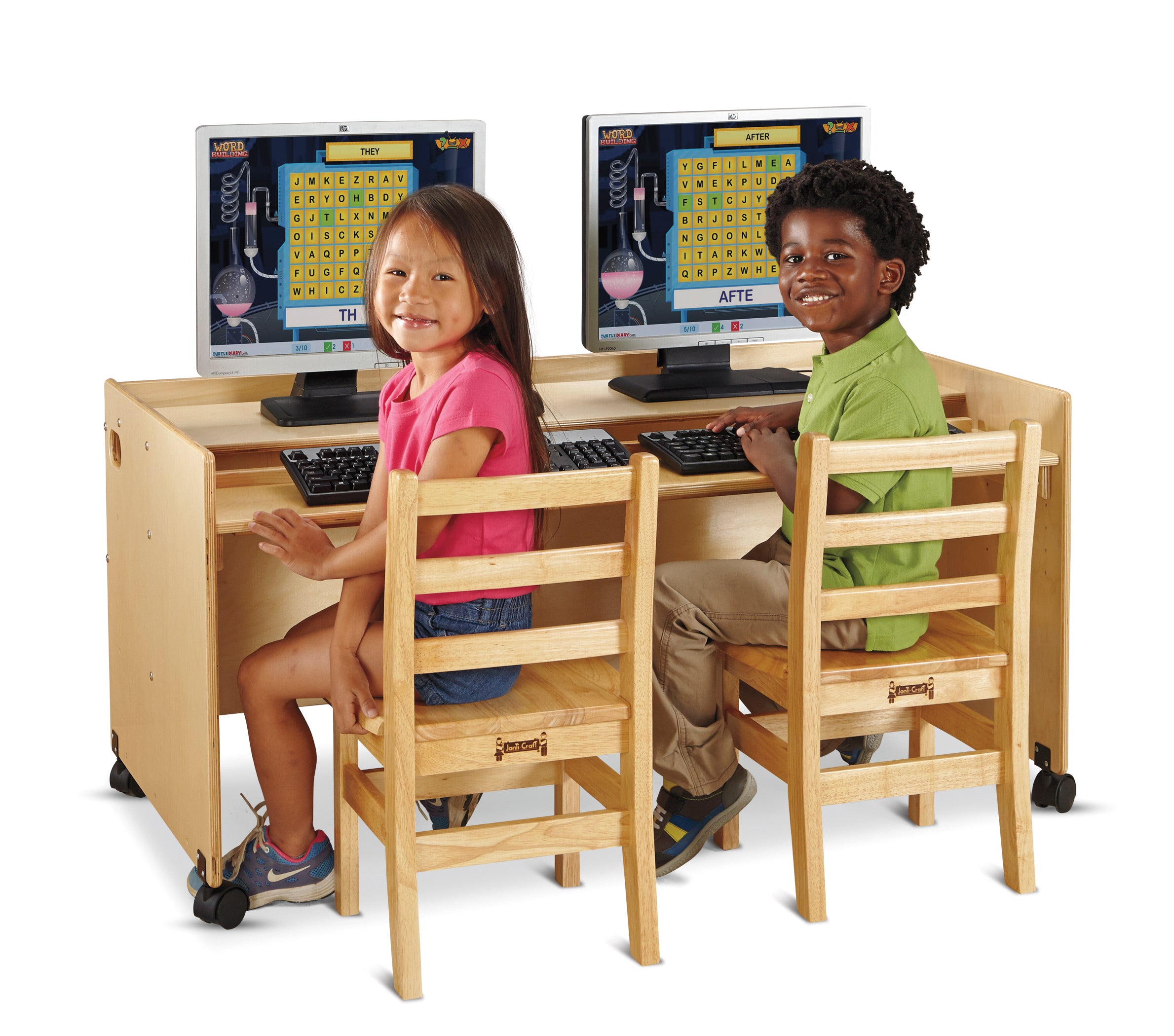 Jonti-Craft® Enterprise Double Computer Desk