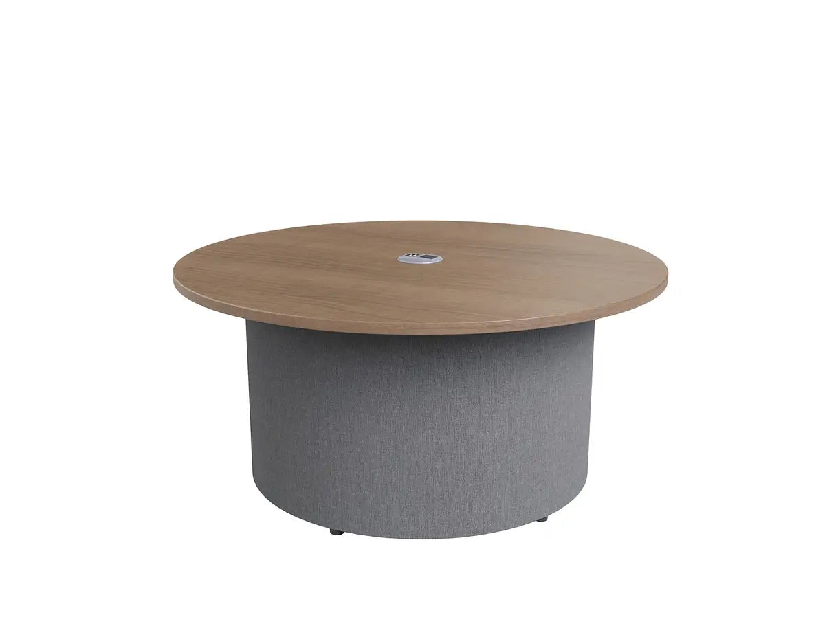 Flowform® Learn Lounge Ottoman + 36″ Surface w/ Power