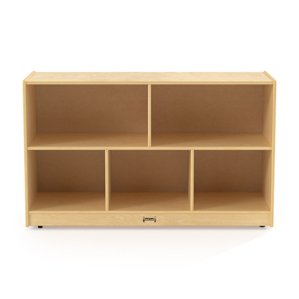 Jonti-Craft® Low Single Mobile Storage Unit - 18" Deep