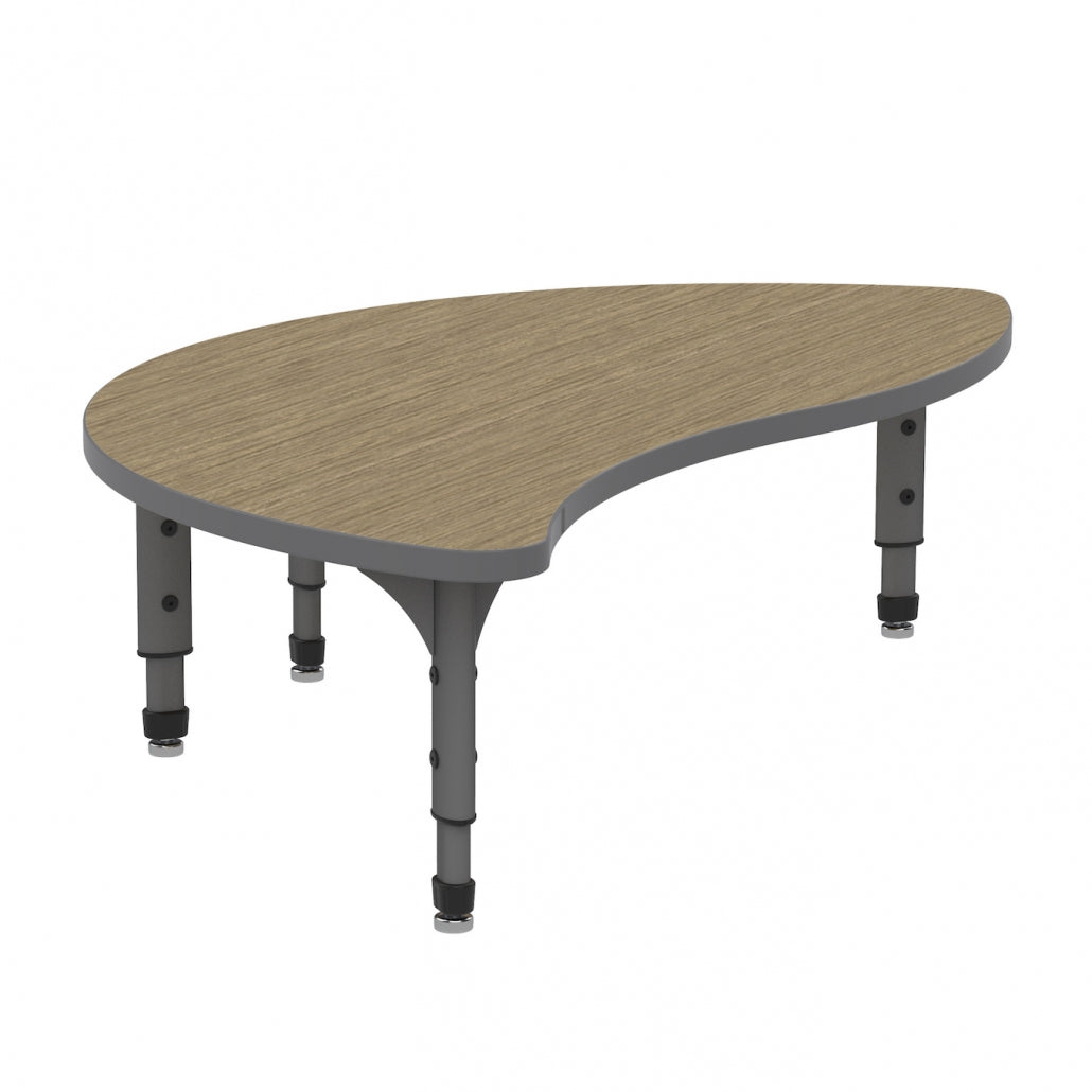 Wave Half Round Floor Table
