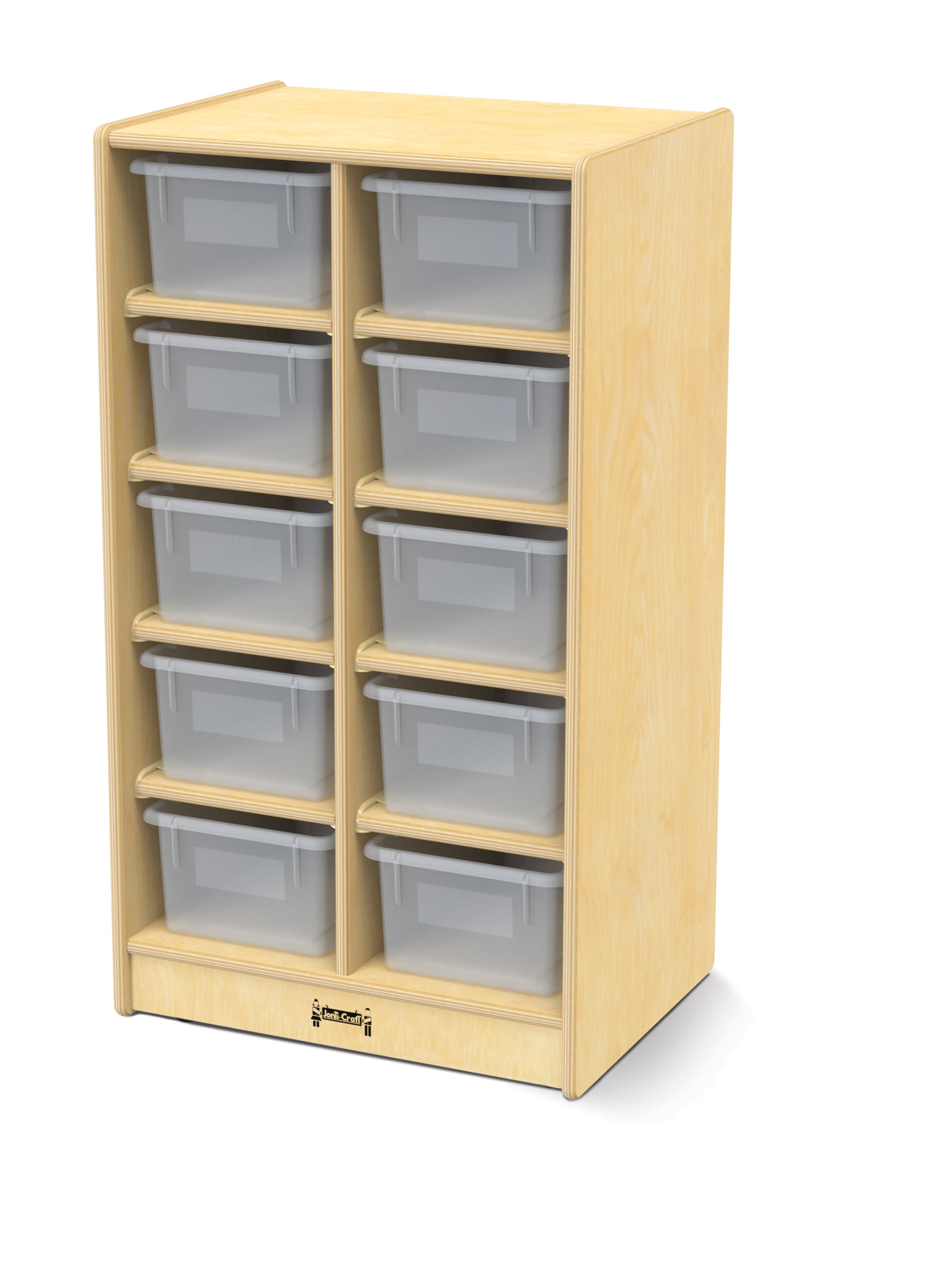 Jonti-Craft® 10 Cubbie-Tray Mobile Unit