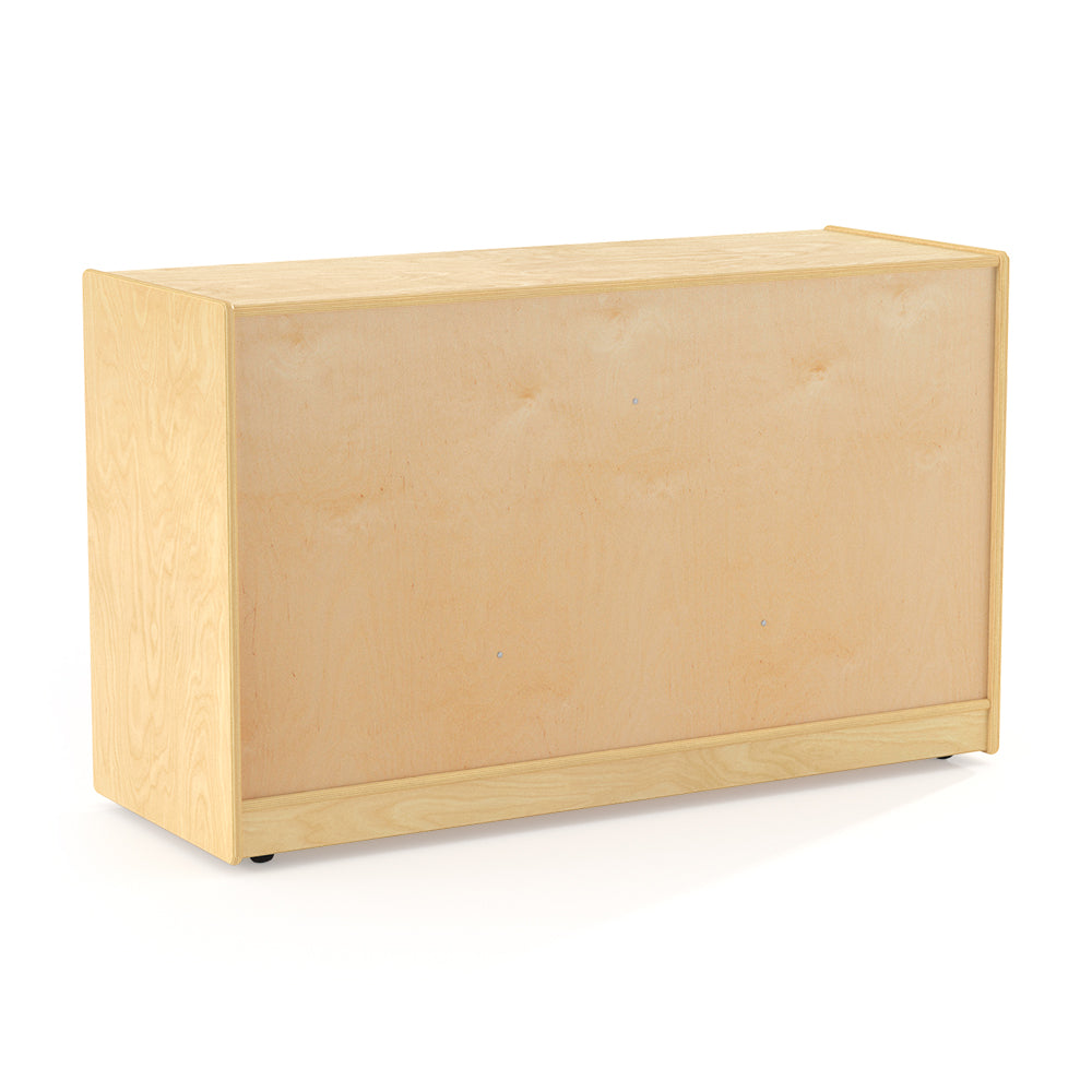 Jonti-Craft® Low Single Mobile Storage Unit - 18" Deep