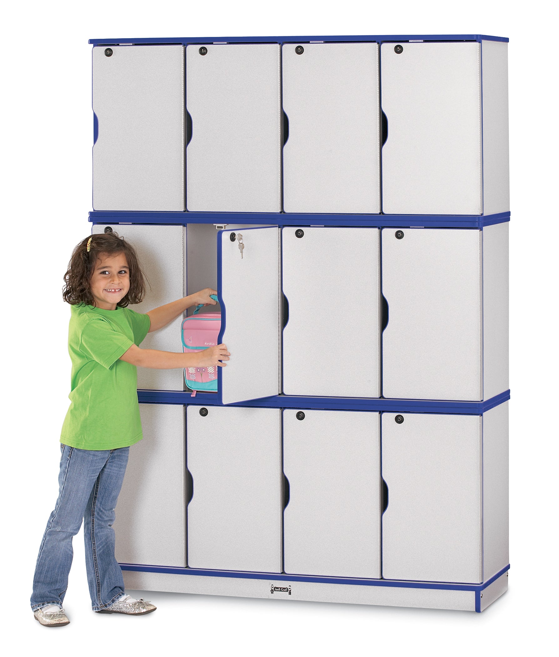 Rainbow Accents® Stacking Lockable Lockers