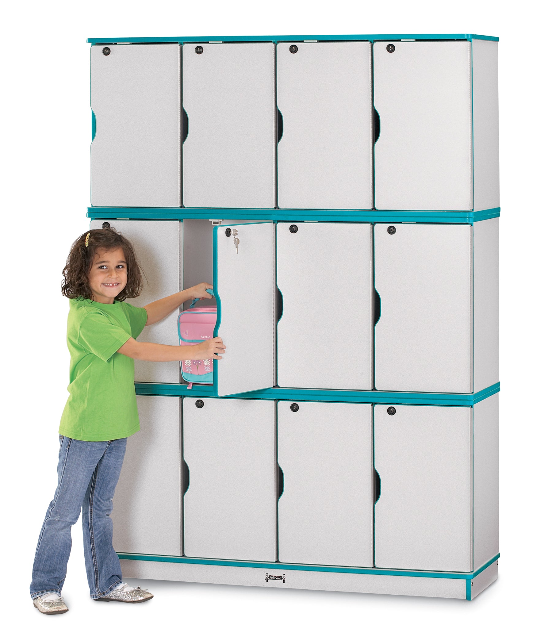Rainbow Accents® Stacking Lockable Lockers