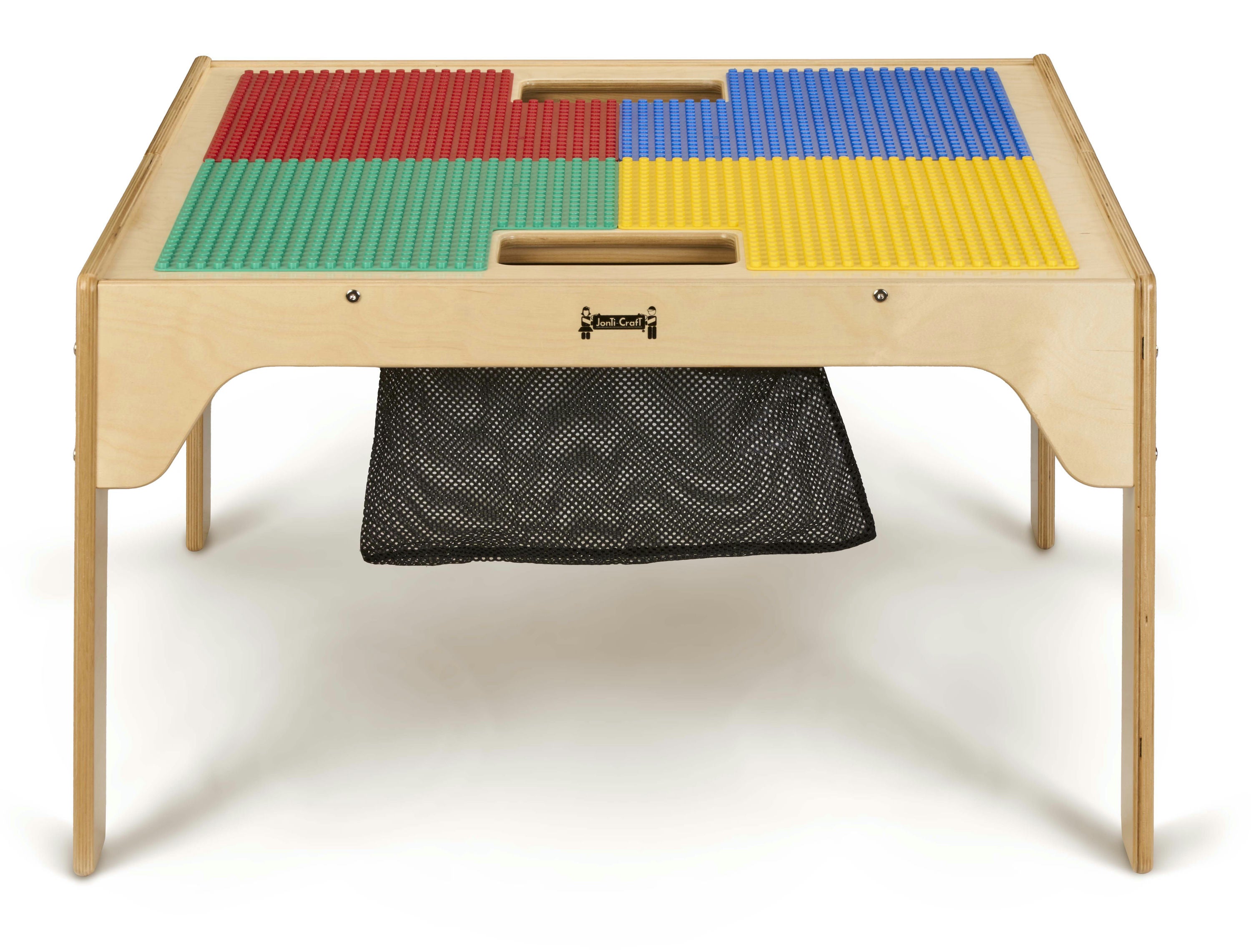 Jonti-Craft® Kids DUPLO® Compatible Wood Tall Dual Storage Table