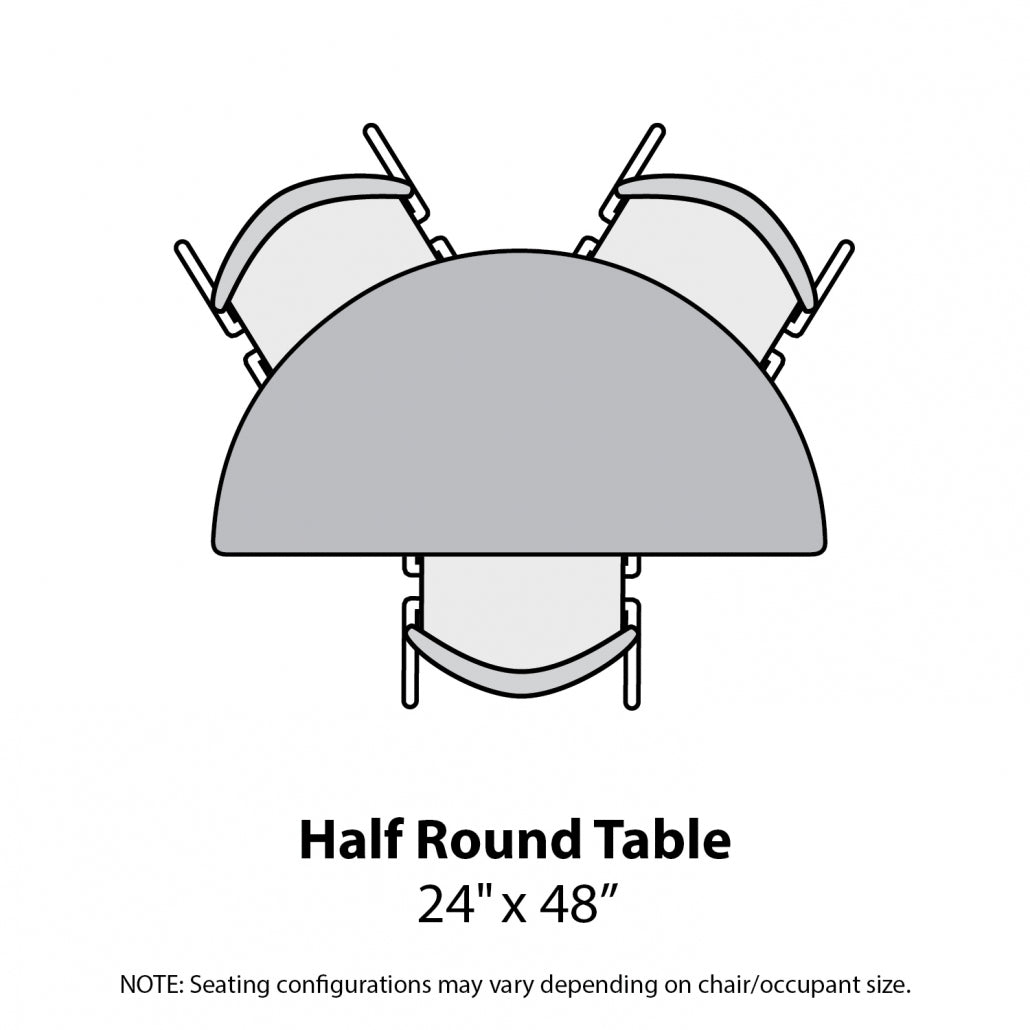 MG2200 Series Half-Moon Activity Tables