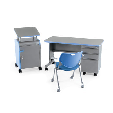 Cascade® Teacher Desk – Single Pedestal