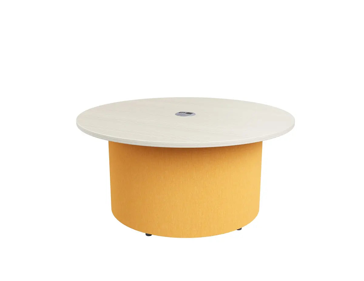 Flowform® Learn Lounge Ottoman + 36″ Surface w/ Power