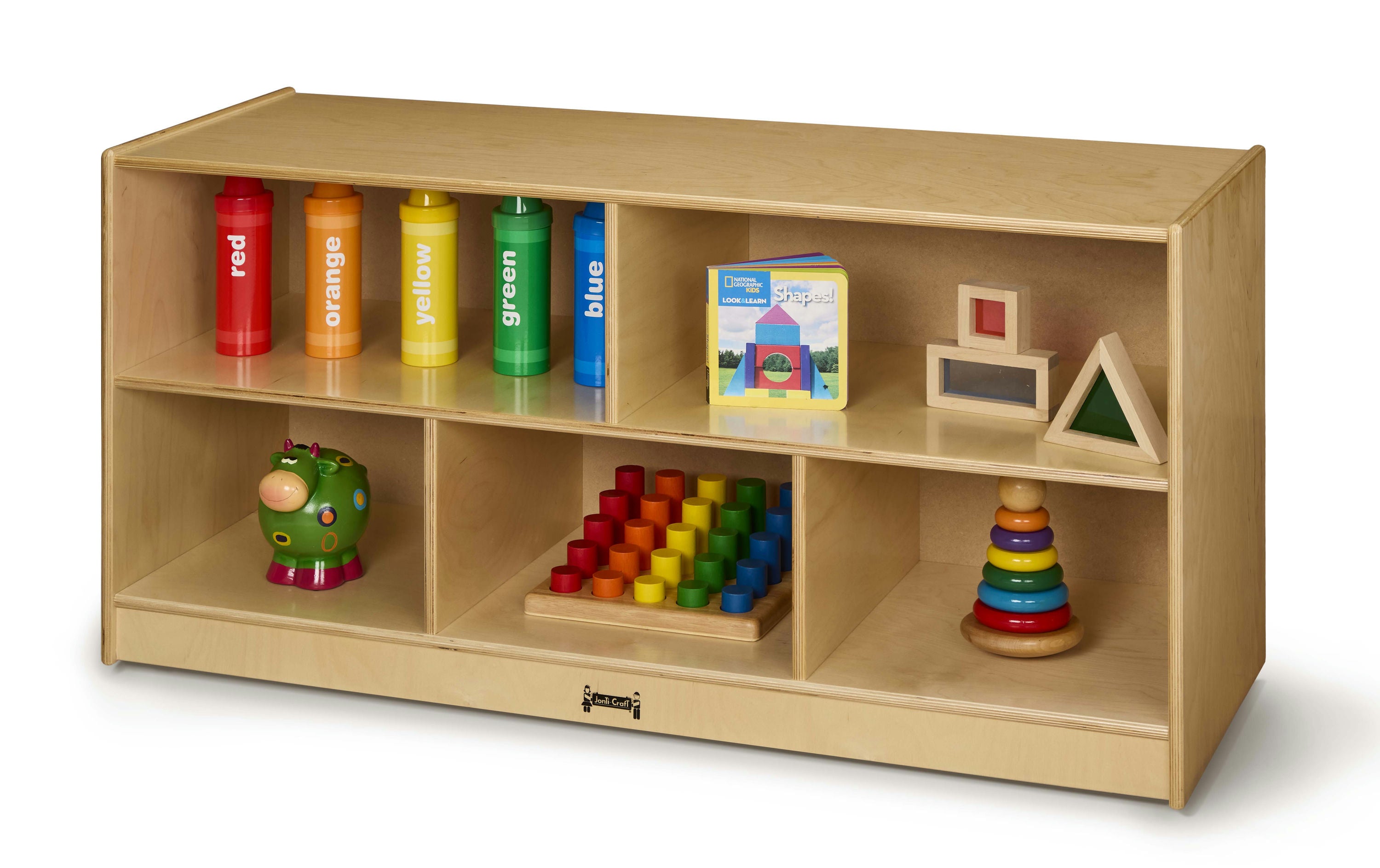 Jonti-Craft® Toddler Single Mobile Storage Unit - 18" Deep