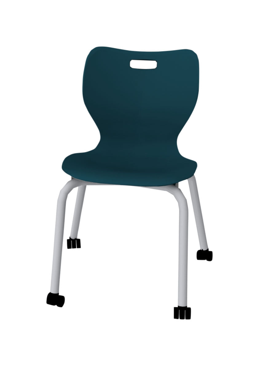 Alphabet Four Leg Caster Chair