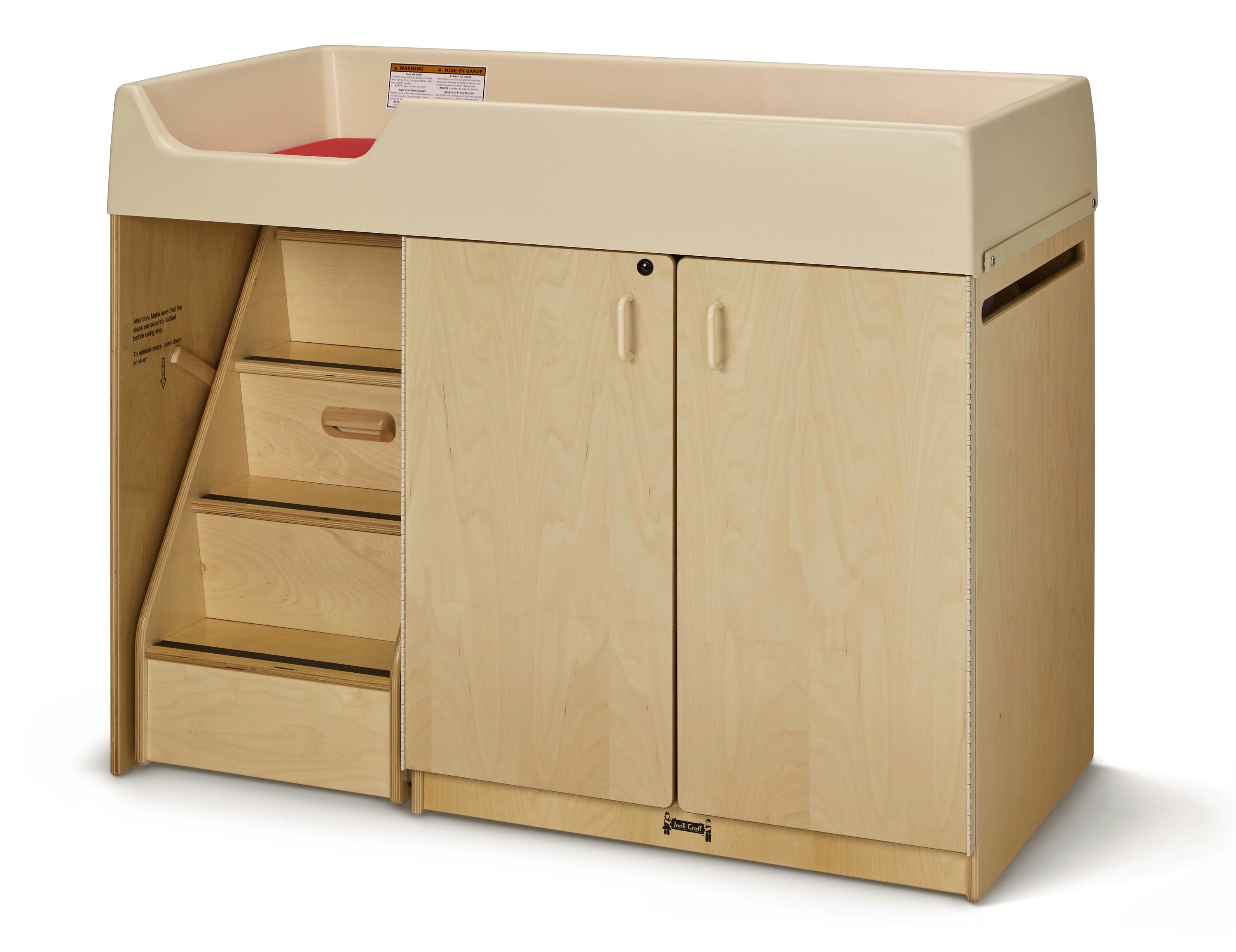 Jonti-Craft® Diaper Changer with Stairs — 5145JC_stairsin.jpg