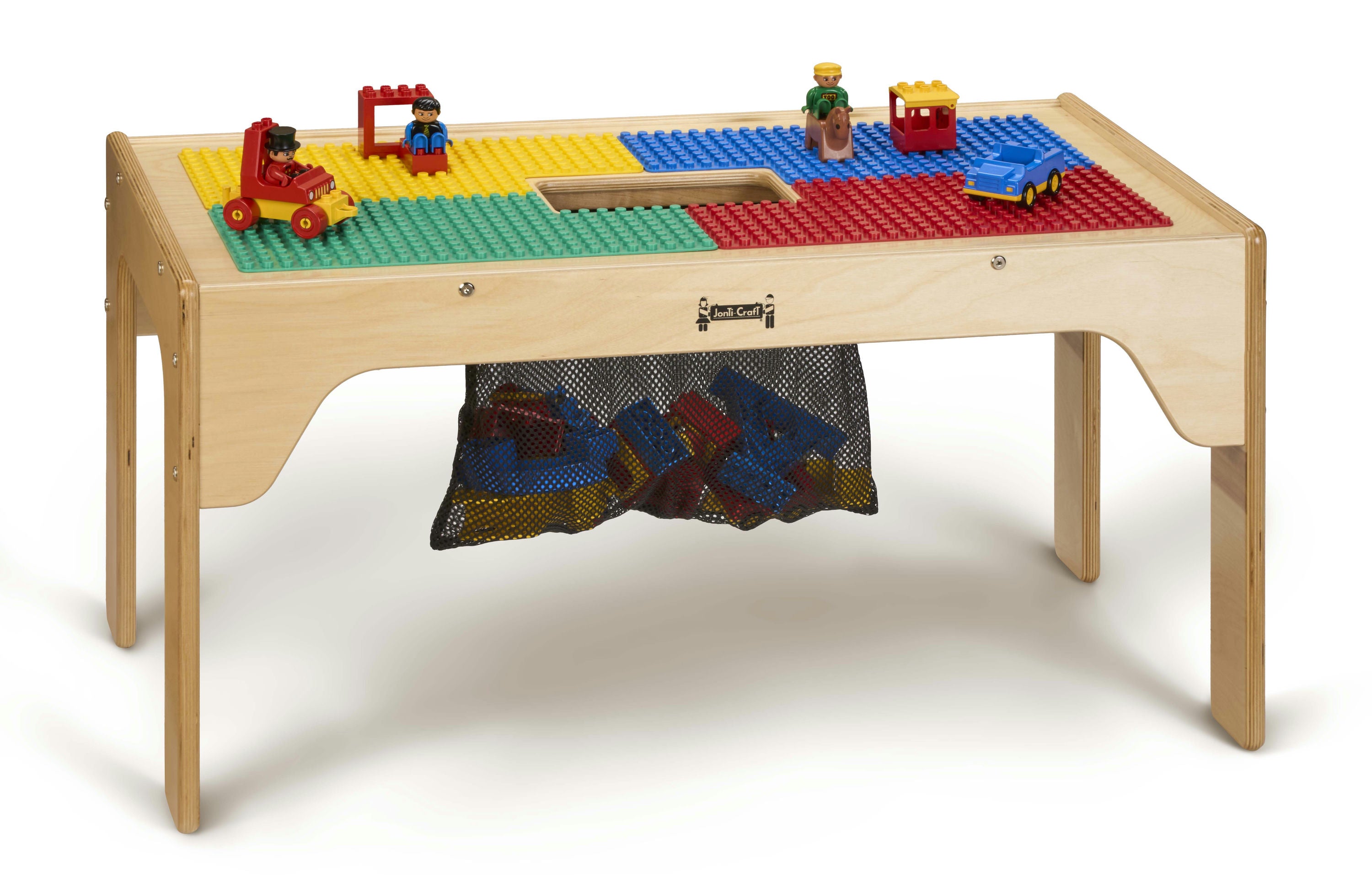 Jonti-Craft® Kids DUPLO® Compatible Wood Rectangle Storage Table
