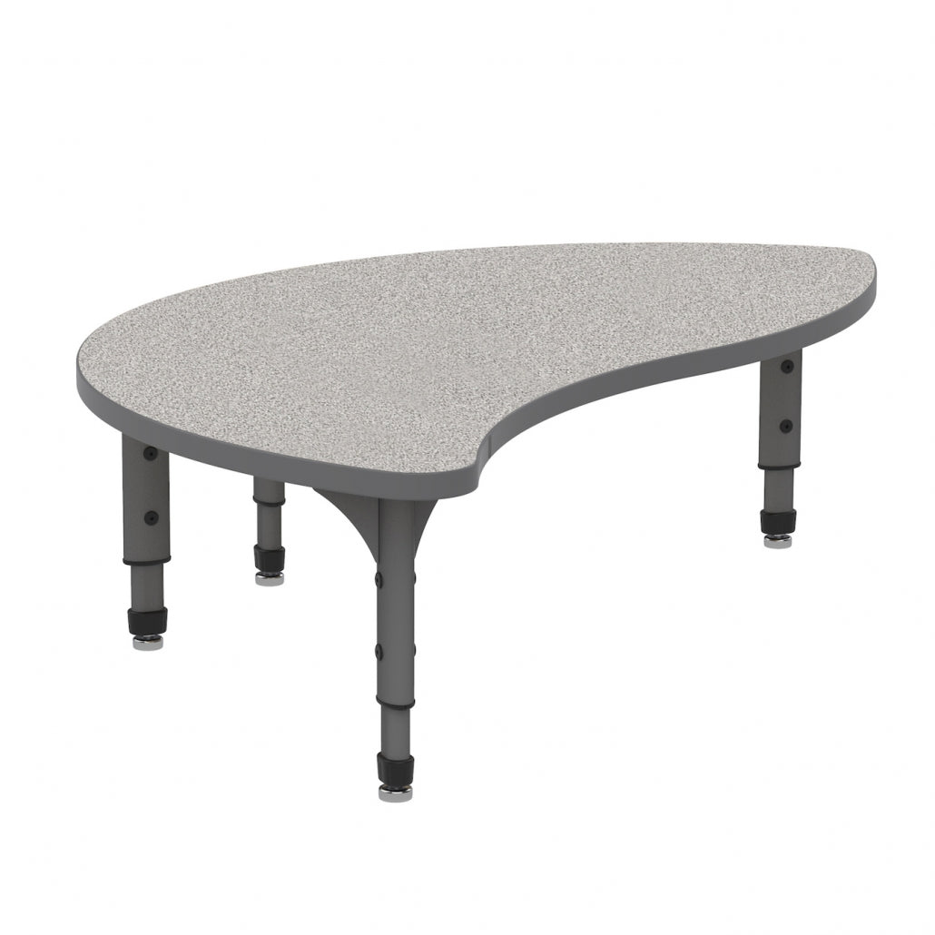 Wave Half Round Floor Table