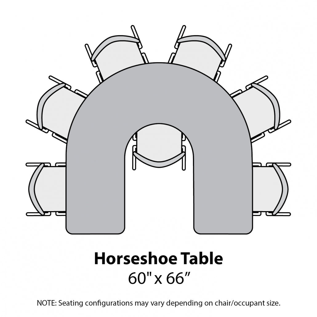 MG2200 Series Horseshoe Activity Tables