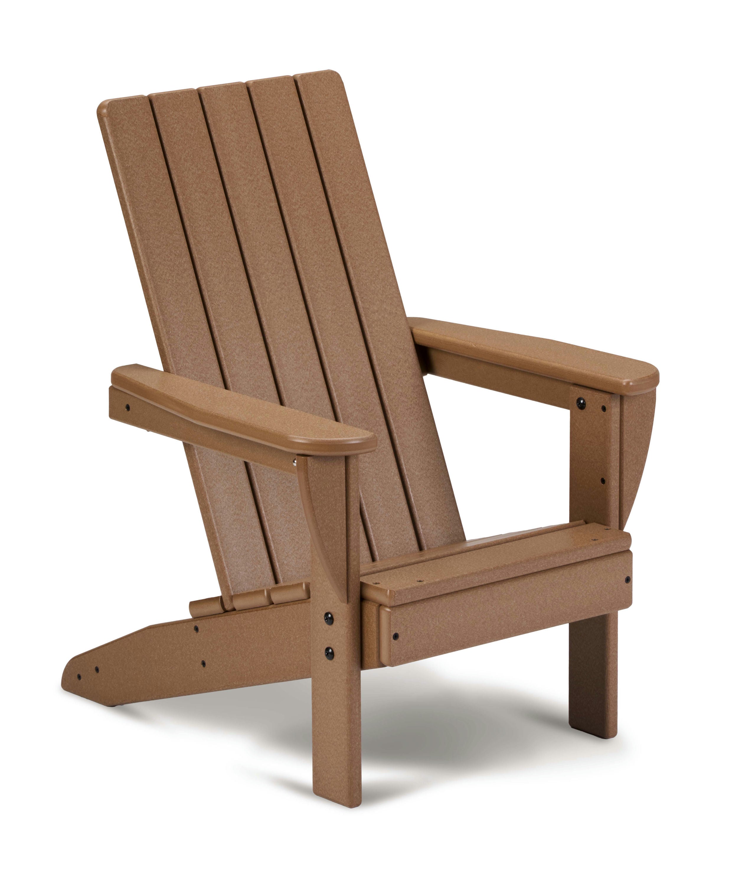 EverPlay® EverPlay® Kids HDPE Plastic Brown Adirondack Outdoor Patio Chair