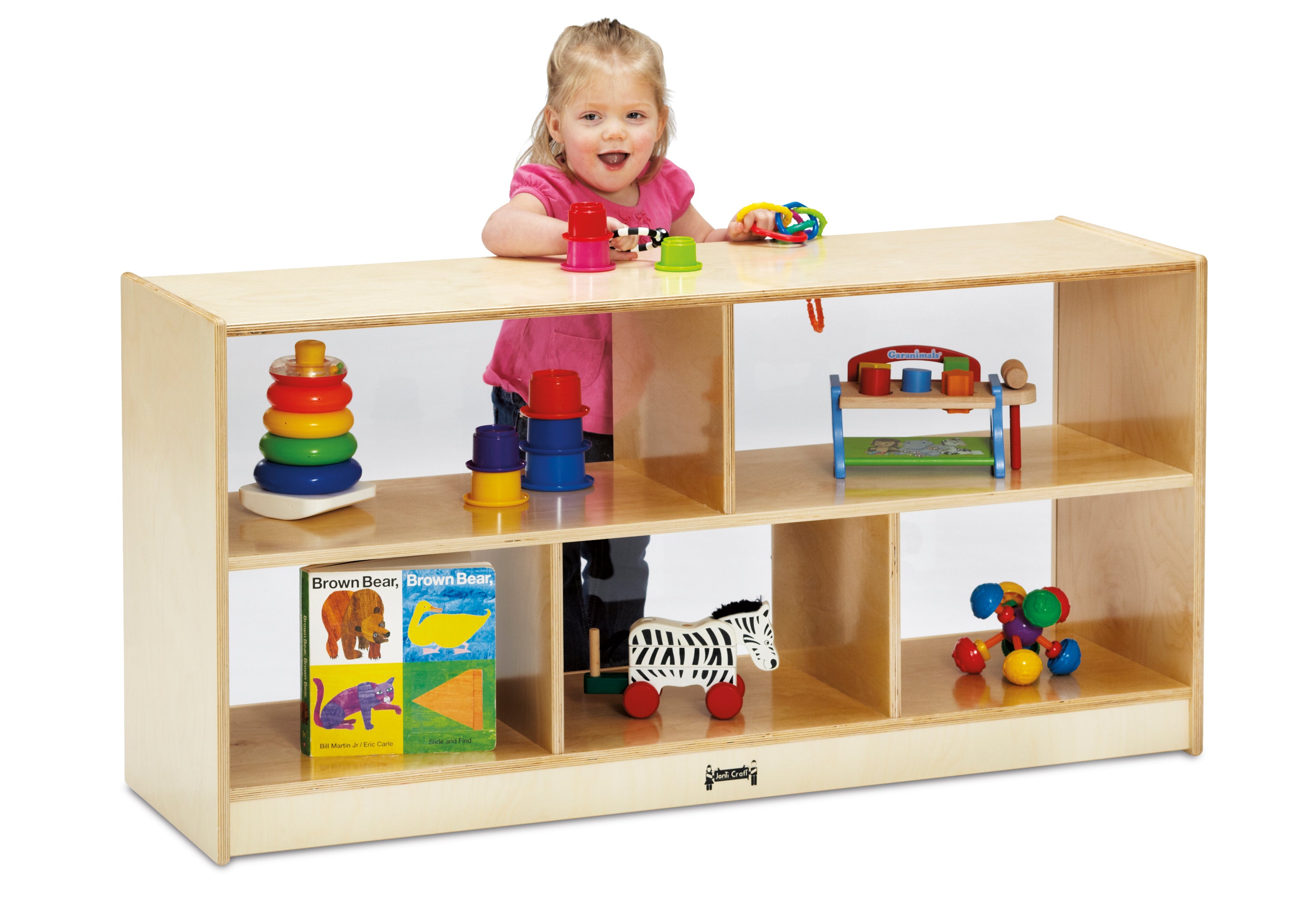 Jonti-Craft® Toddler Single Mobile Storage Unit