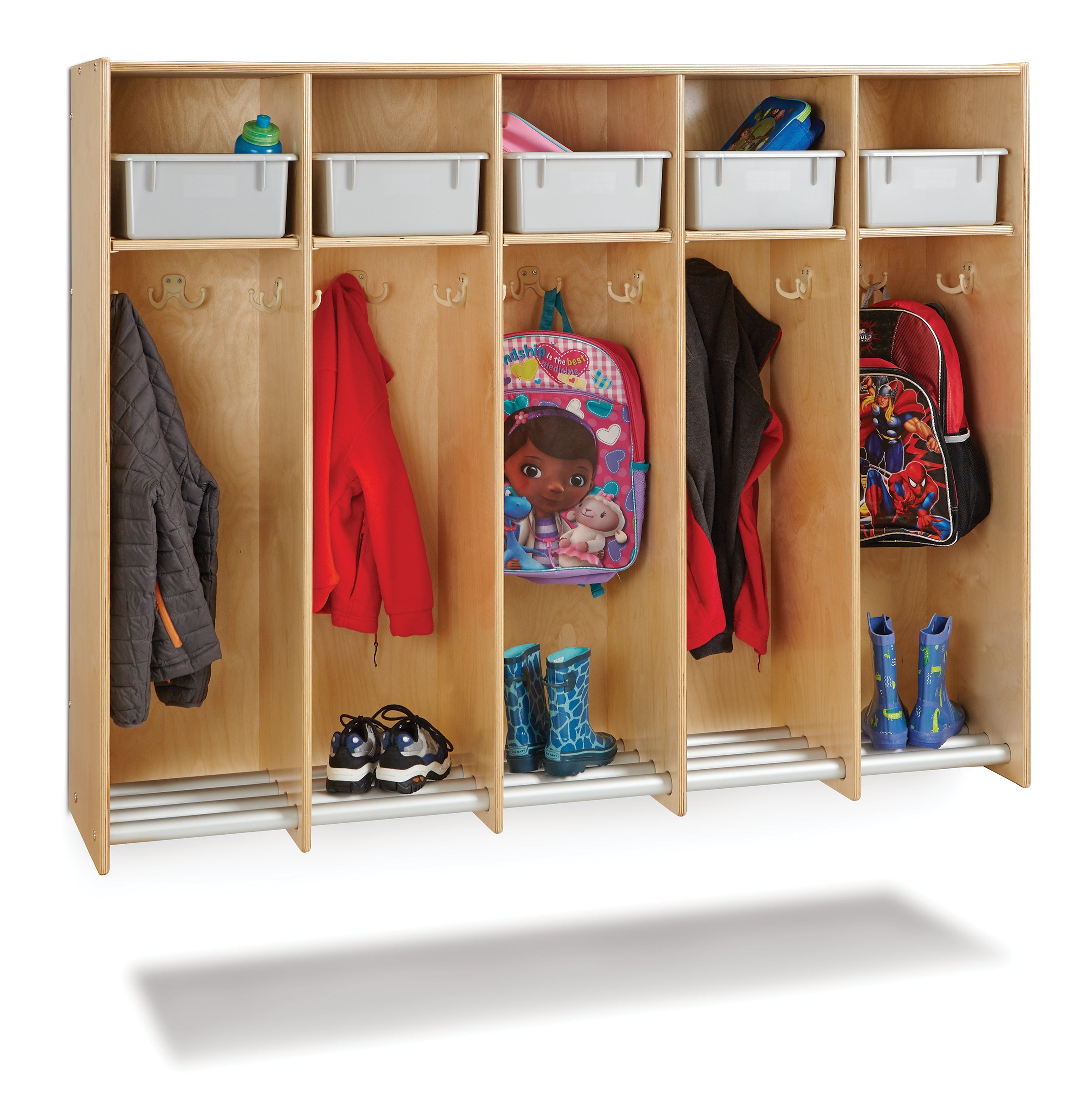 Jonti-Craft® 5 Section Hanging Locker