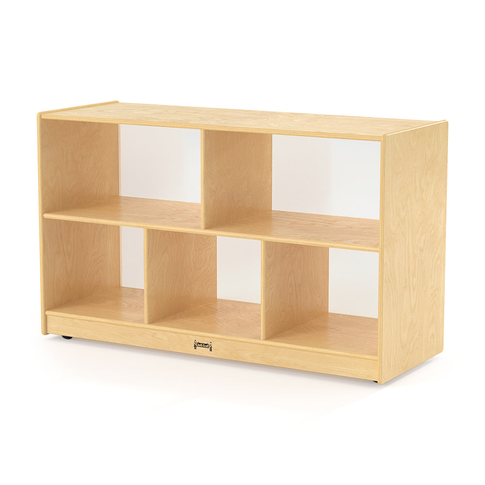 Jonti-Craft® Low Single Mobile Storage Unit - 18" Deep