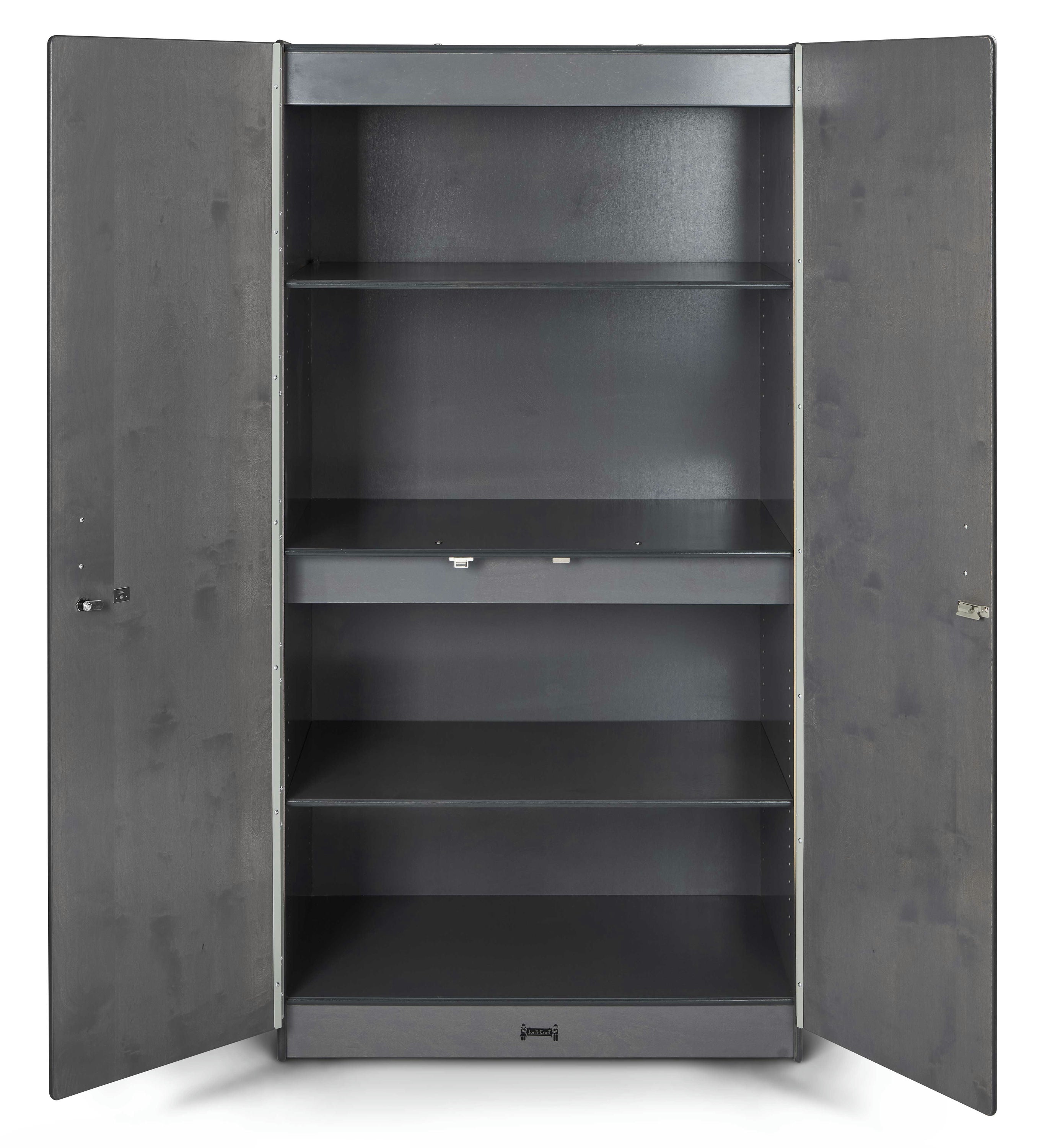 Jonti-Craft® Gray Classroom Teacher Storage Cabinet