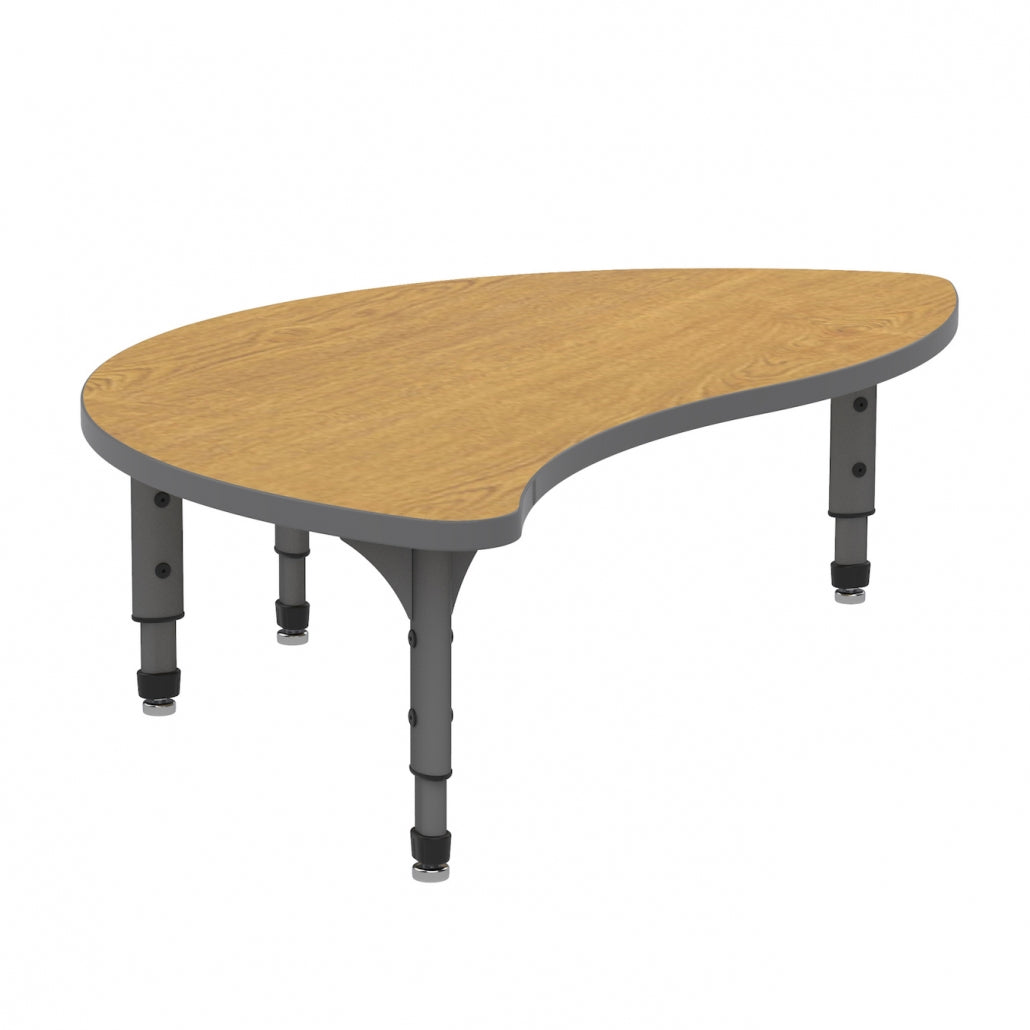 Wave Half Round Floor Table